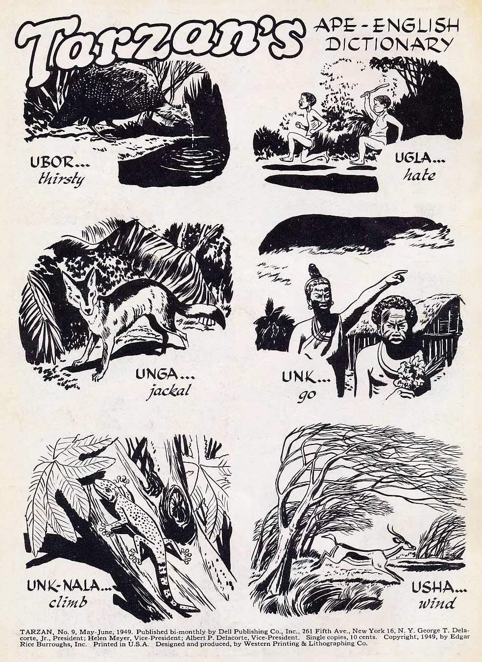 Read online Tarzan (1948) comic -  Issue #9 - 2