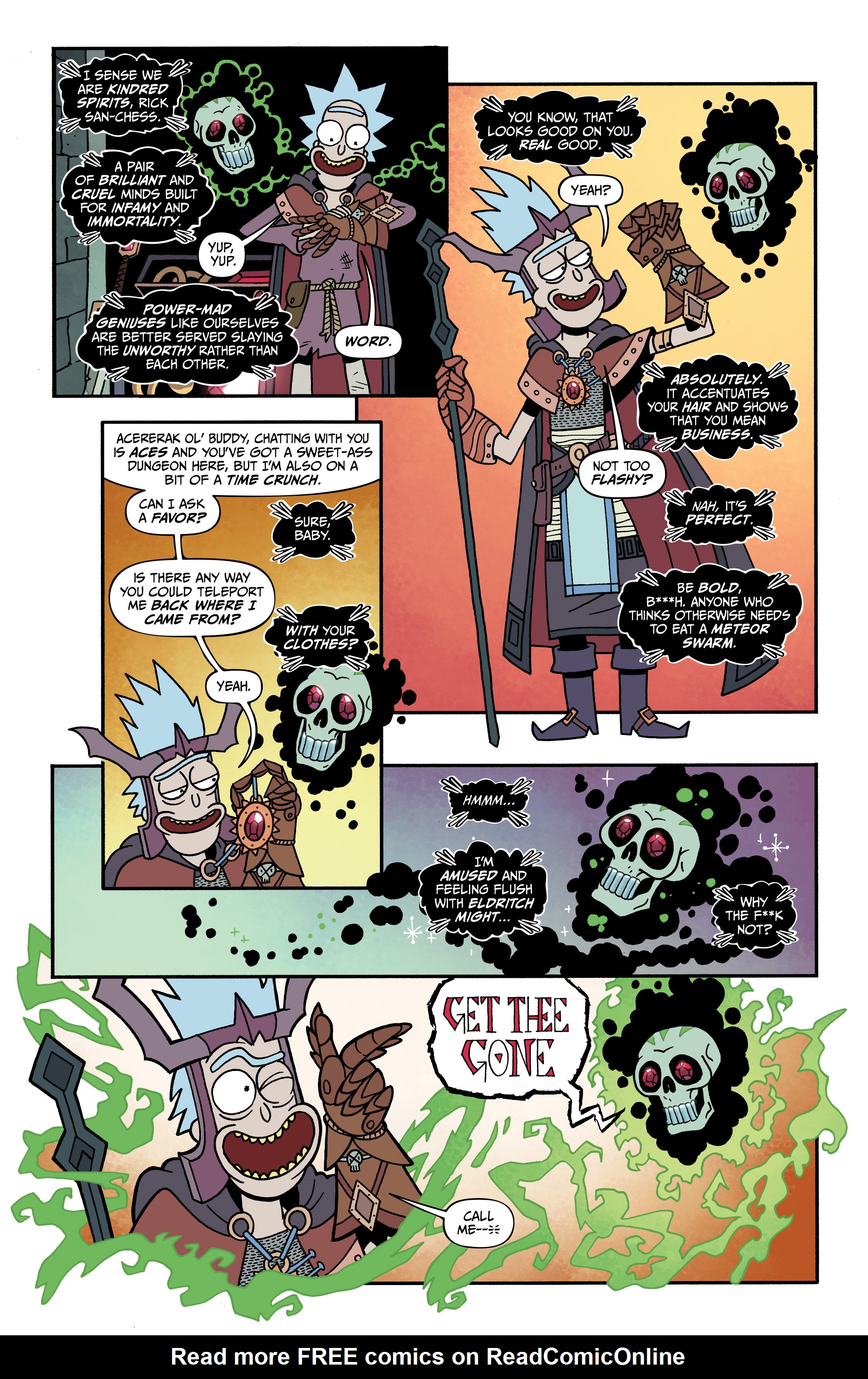 Read online Rick and Morty vs. Dungeons & Dragons II: Painscape comic -  Issue #2 - 18