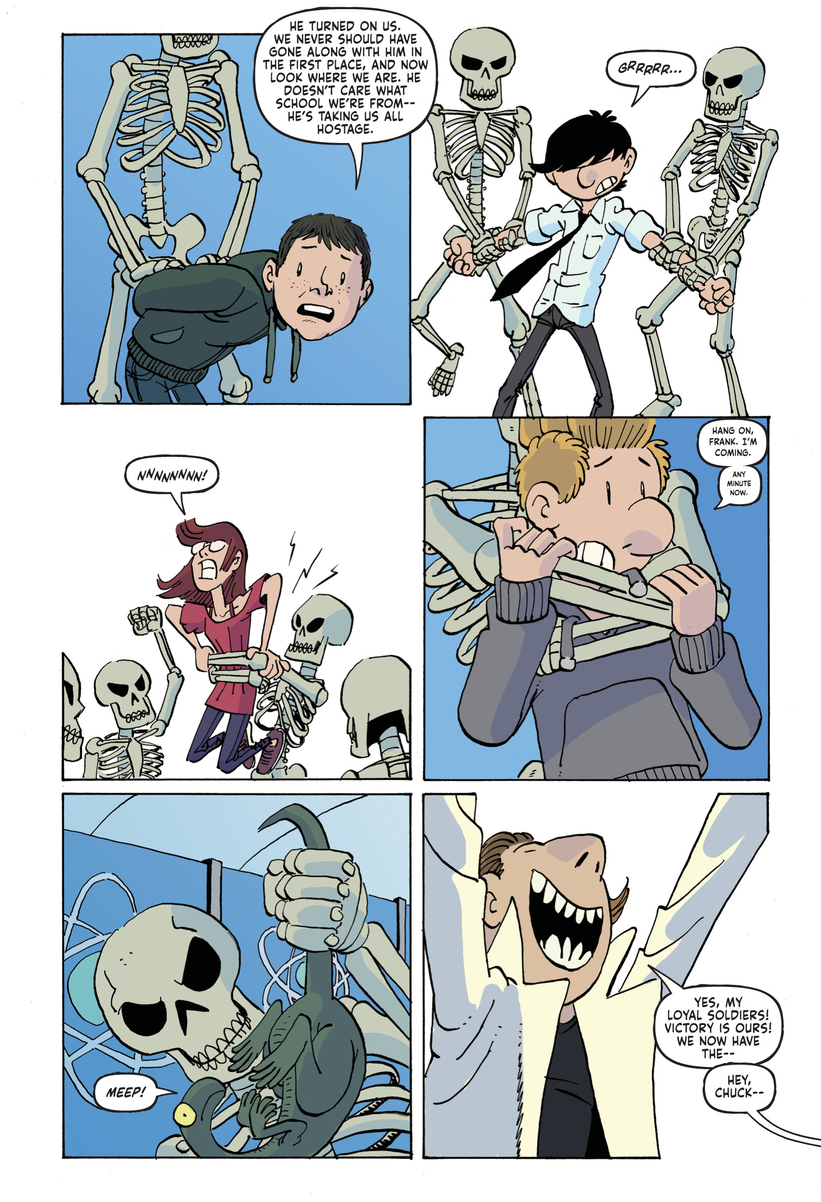 Read online Nancy Drew & the Hardy Boys: The Mystery of the Missing Adults! comic -  Issue # TPB - 81
