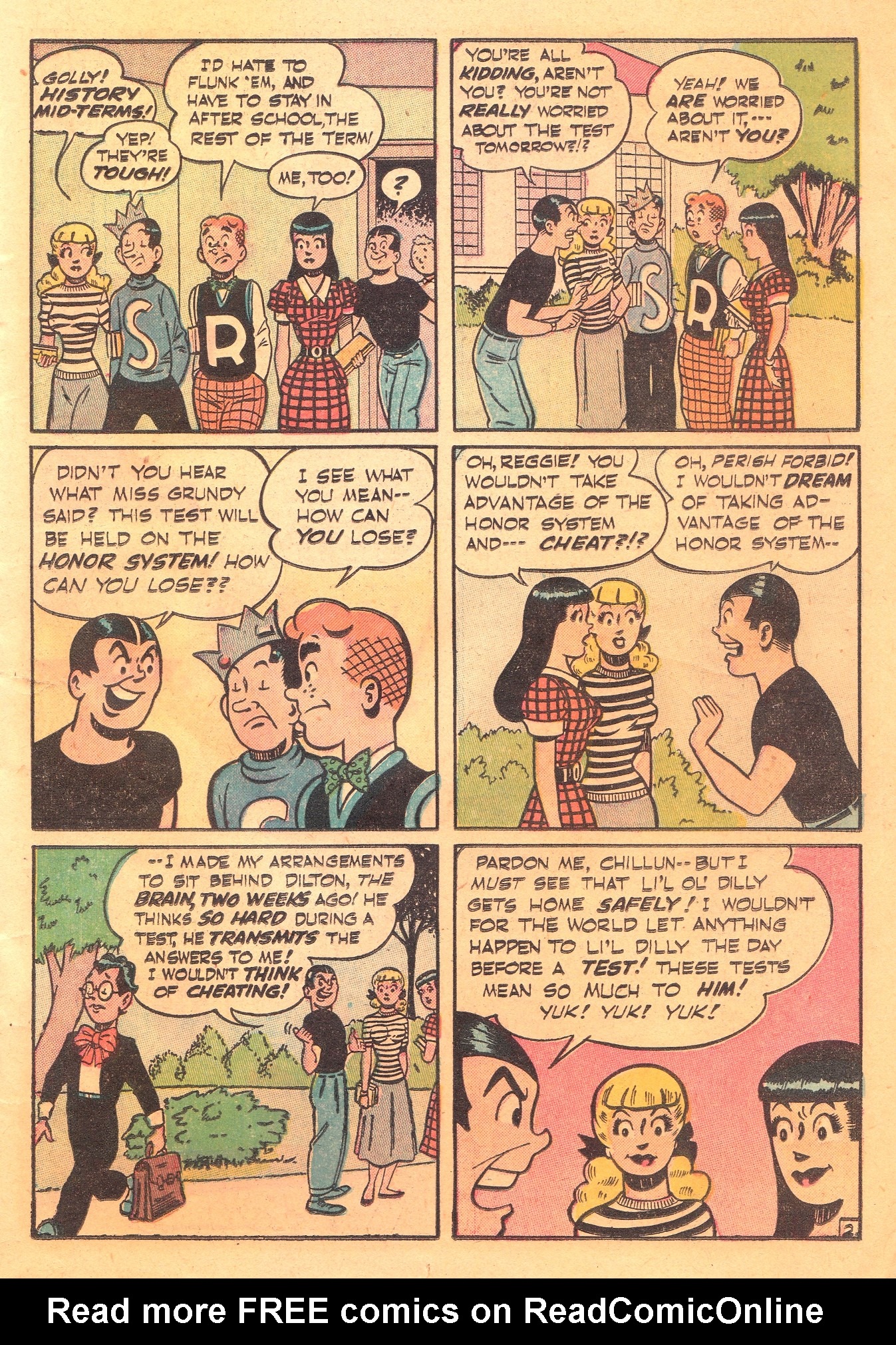 Read online Archie's Rival Reggie comic -  Issue #4 - 11