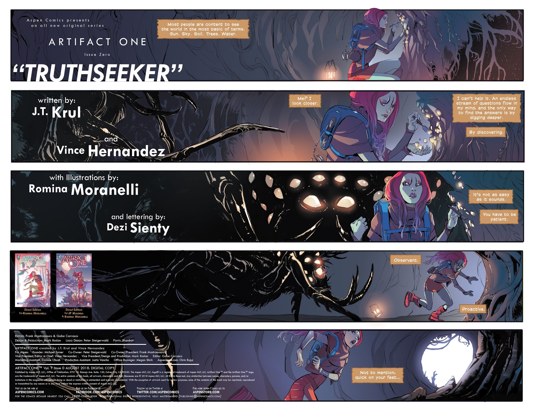 Read online Artifact One comic -  Issue #0 - 3