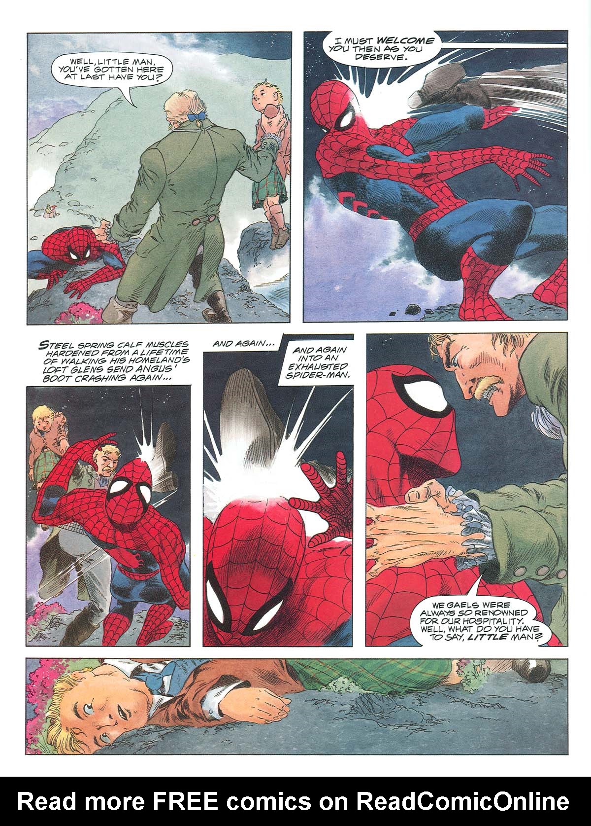 Read online Marvel Graphic Novel comic -  Issue #63 - Spider-Man - Spirits of the Earth - 69