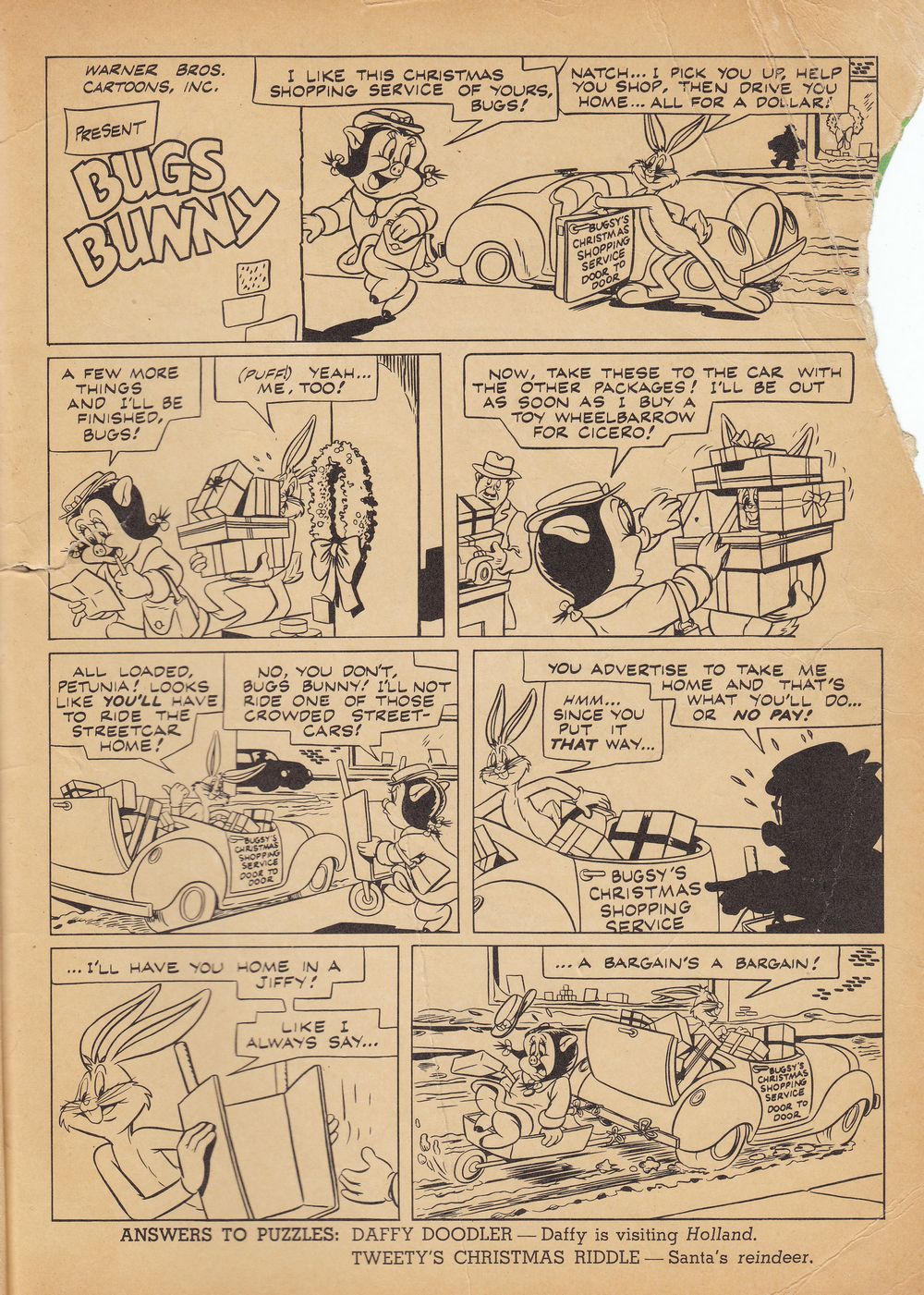 Read online Bugs Bunny's Christmas Funnies comic -  Issue # TPB 5 - 99