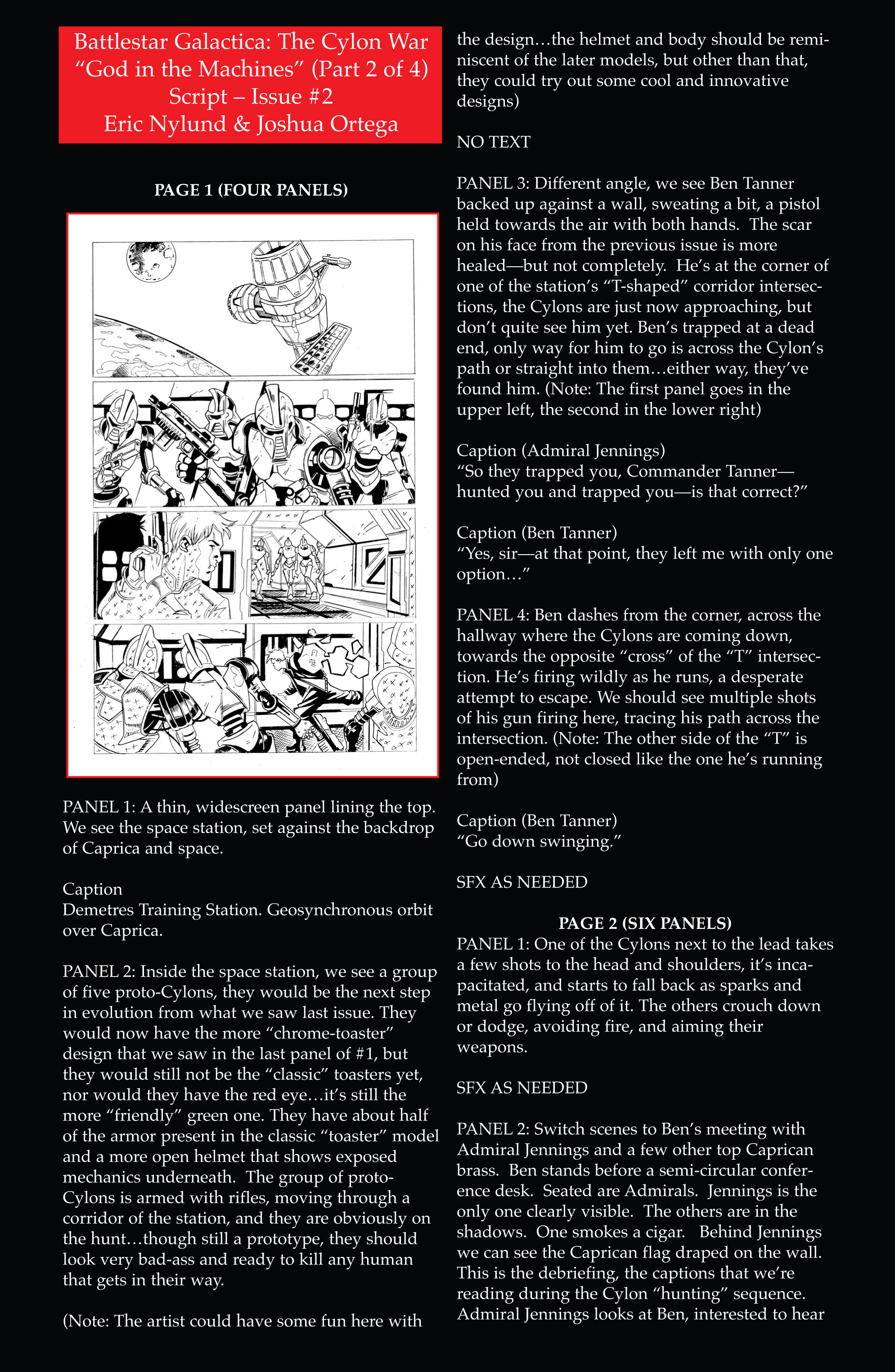 Read online Battlestar Galactica: Cylon War comic -  Issue #2 - 26