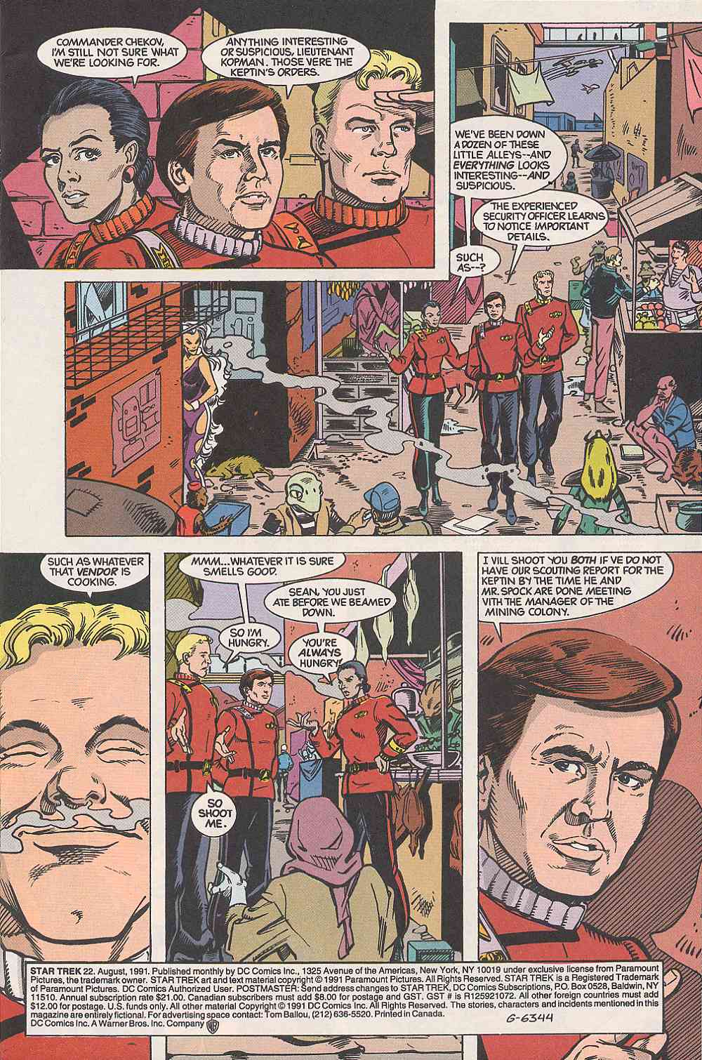 Read online Star Trek (1989) comic -  Issue #22 - 2