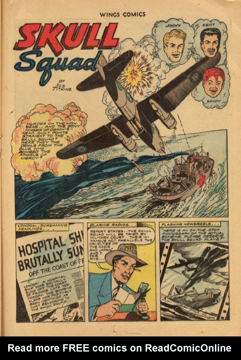 Read online Wings Comics comic -  Issue #38 - 37