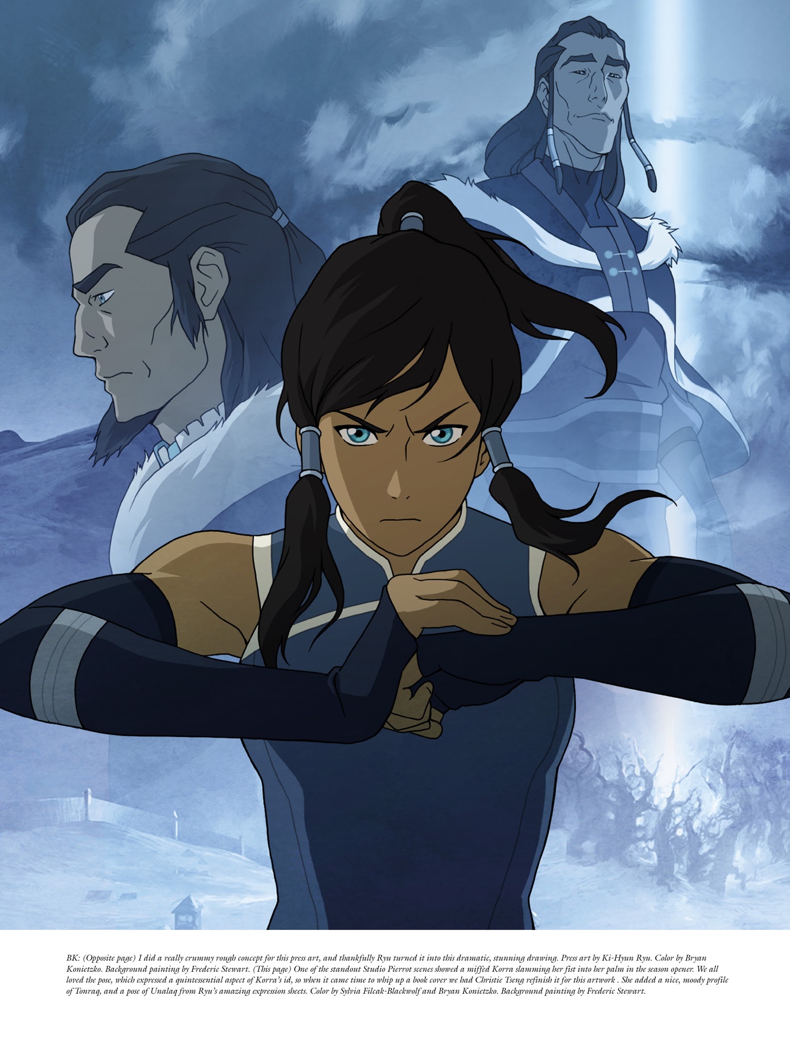 Read online The Legend of Korra: The Art of the Animated Series comic -  Issue # TPB 2 - 160