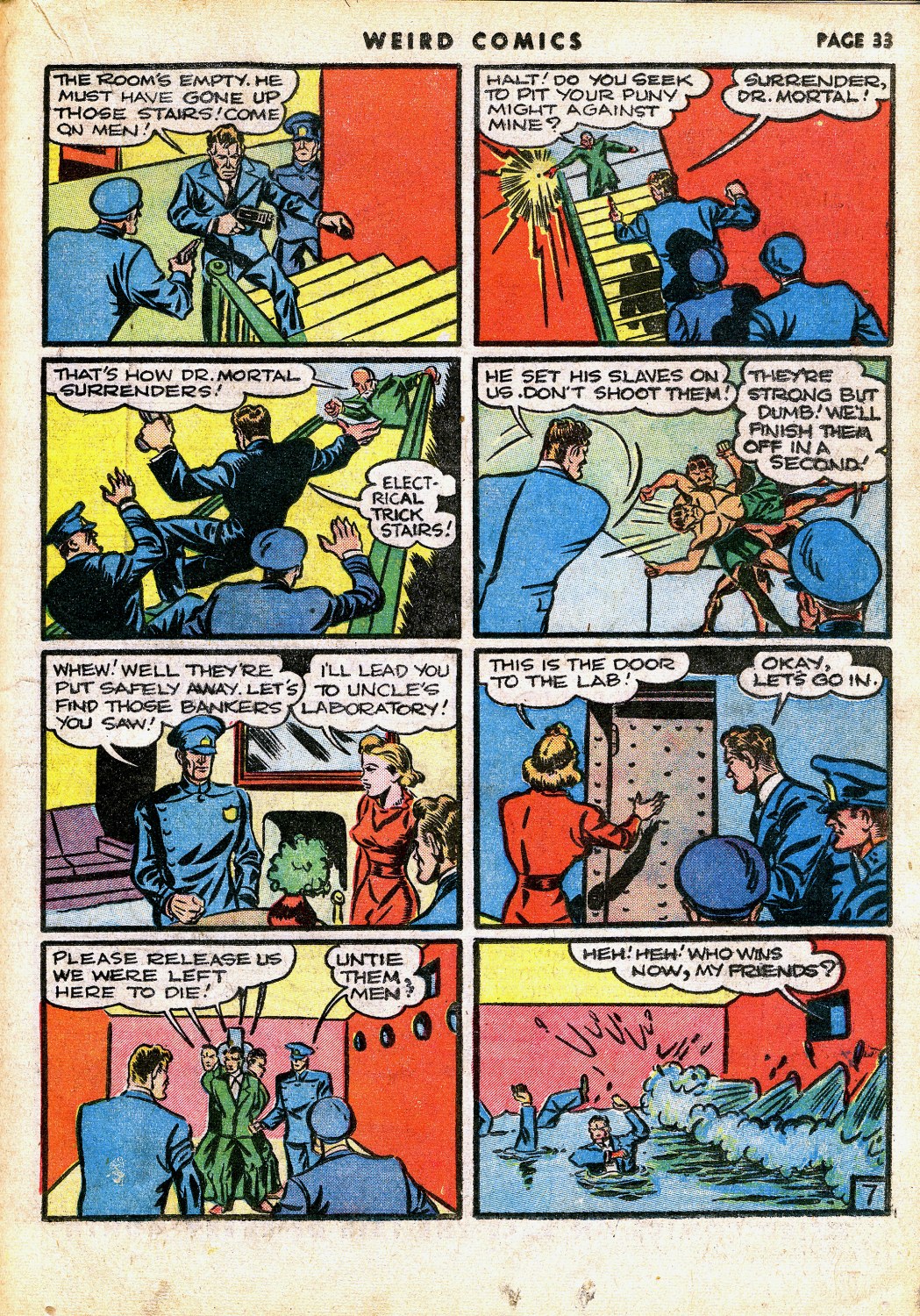 Read online Weird Comics comic -  Issue #7 - 35