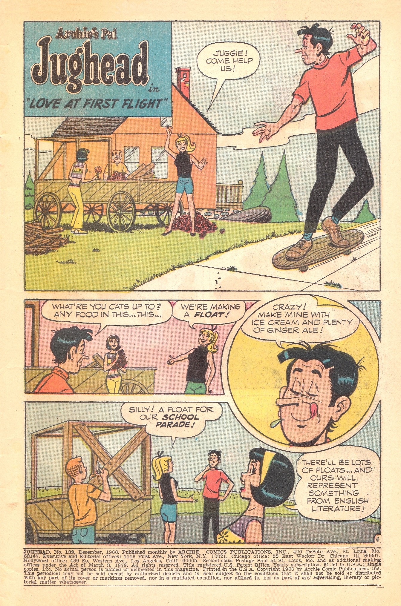 Read online Jughead (1965) comic -  Issue #139 - 3