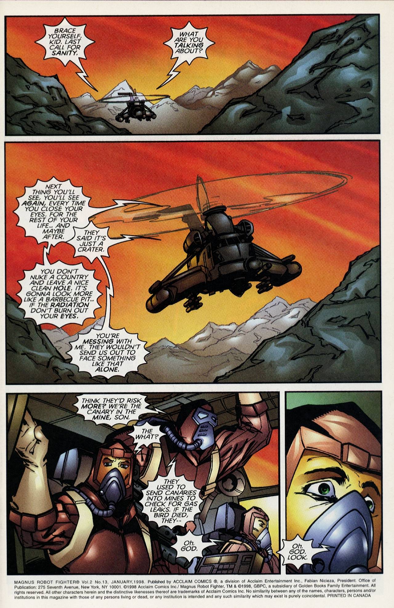 Read online Magnus Robot Fighter (1997) comic -  Issue #13 - 2