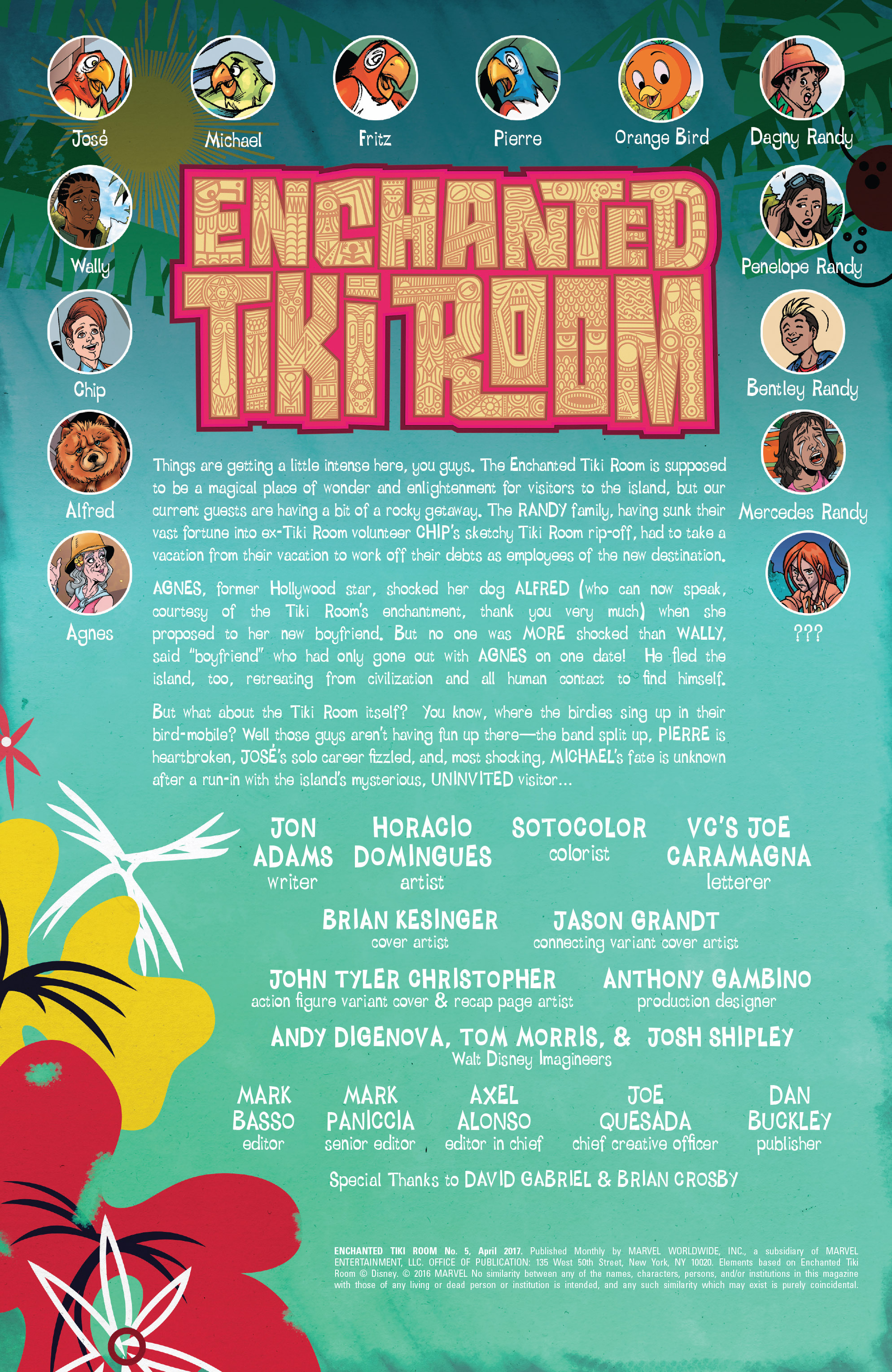 Read online Enchanted Tiki Room comic -  Issue #5 - 2