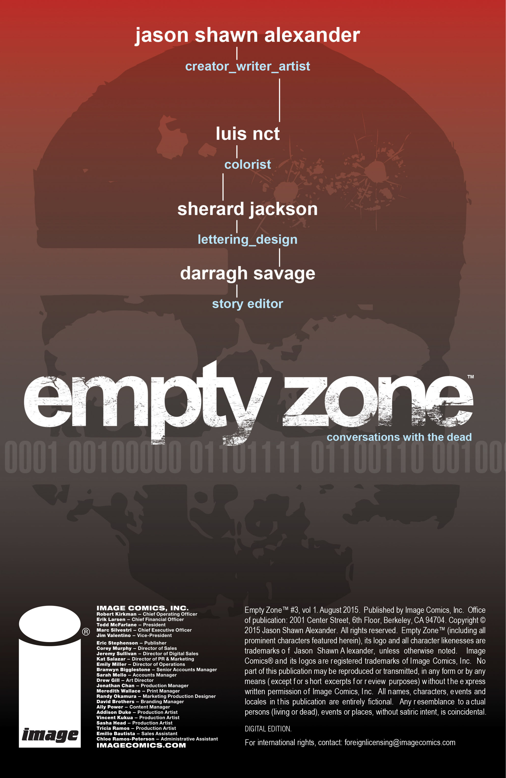 Read online Empty Zone (2015) comic -  Issue #3 - 2