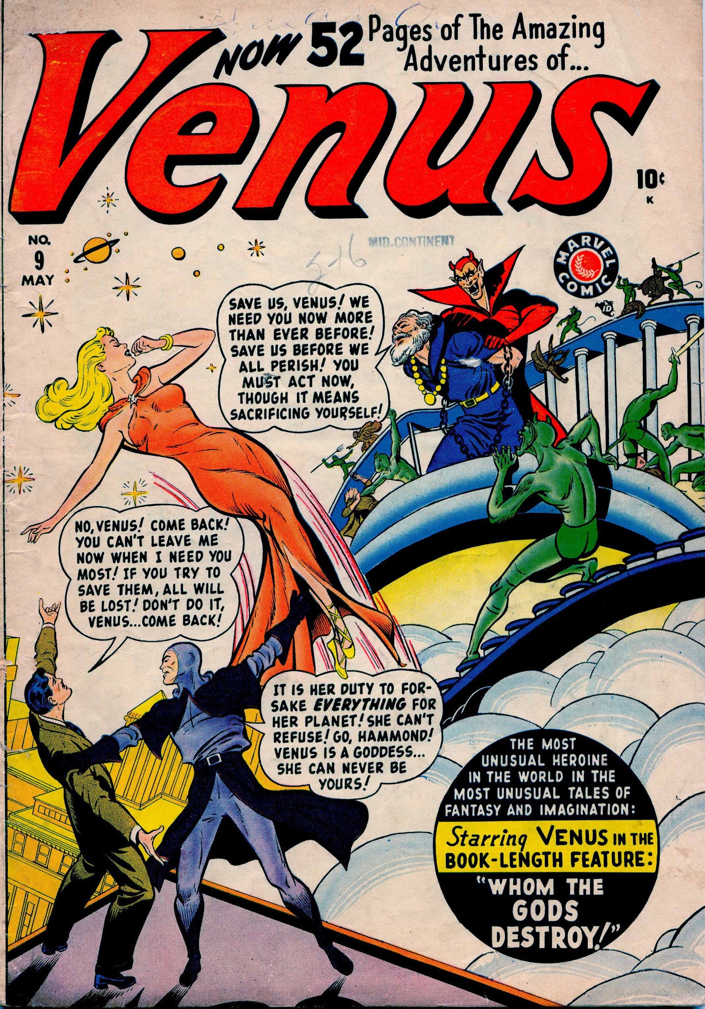 Read online Venus (1948) comic -  Issue #9 - 3