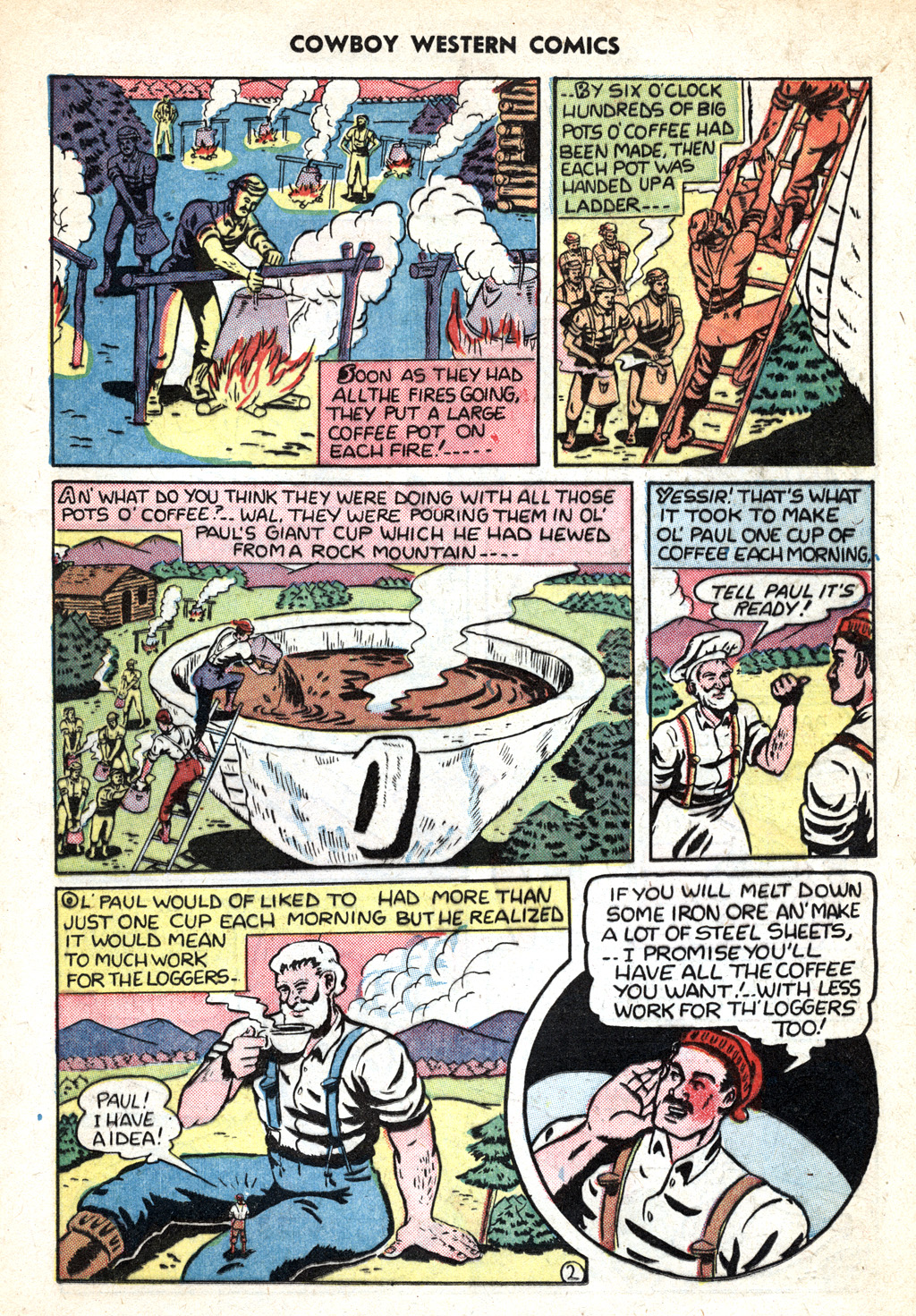 Read online Cowboy Western Comics (1948) comic -  Issue #32 - 21