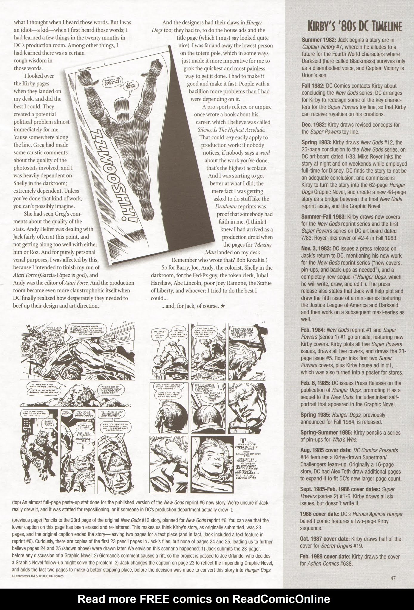 Read online The Jack Kirby Collector comic -  Issue #46 - 46