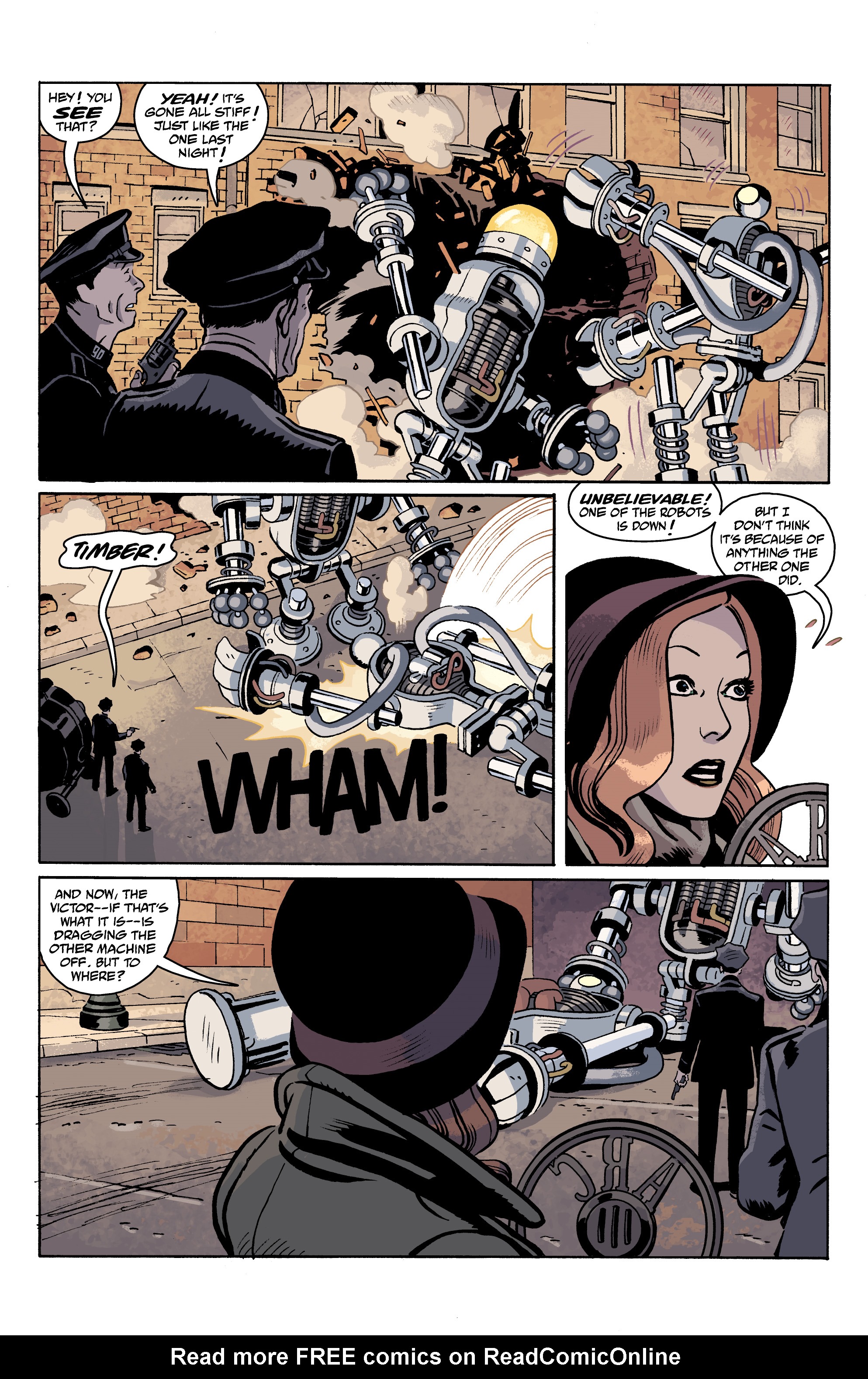 Read online Lobster Johnson: Metal Monsters of Midtown comic -  Issue #3 - 17