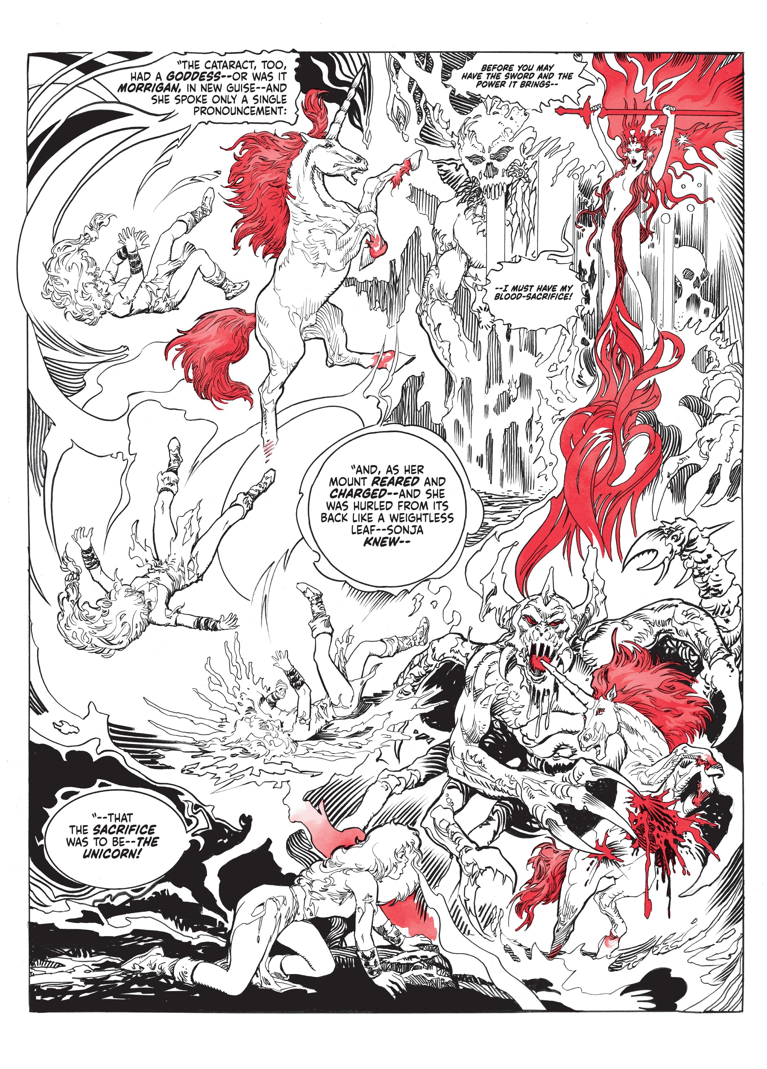 Read online Red Sonja: Ballad of the Red Goddess comic -  Issue # TPB - 32