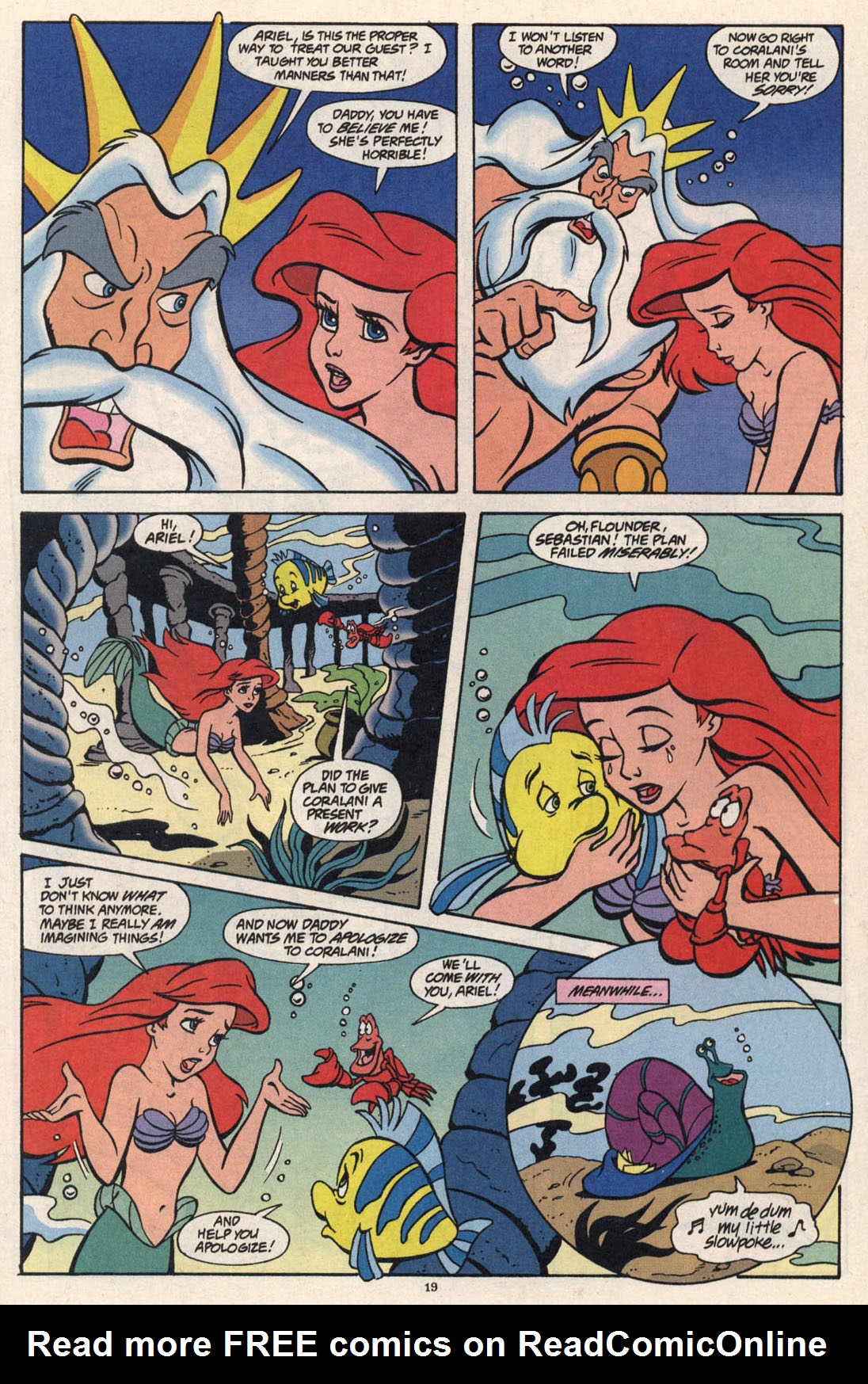 Read online Disney's The Little Mermaid comic -  Issue #11 - 19