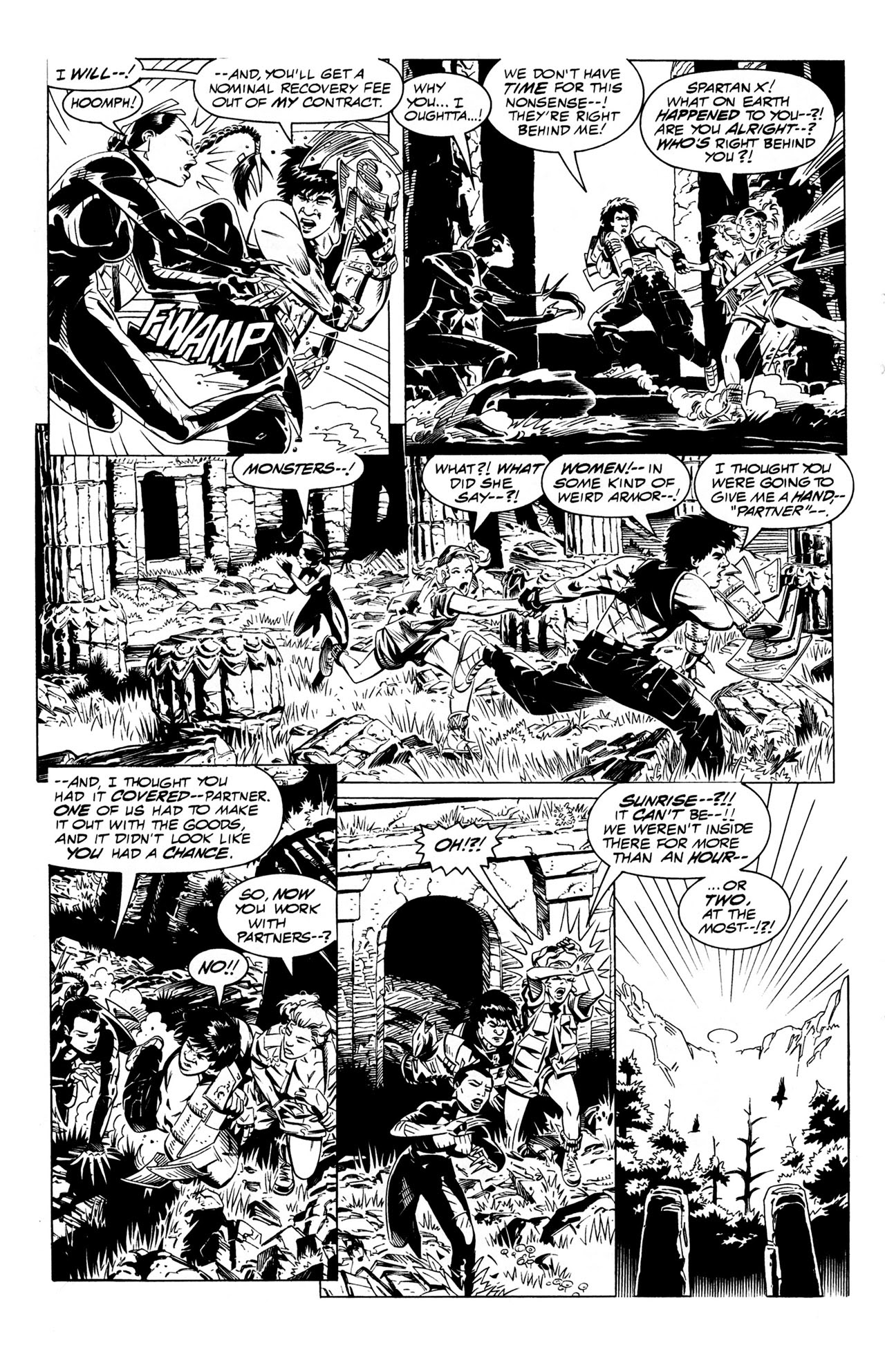 Read online Jackie Chan's Spartan X: Hell Bent Hero For Hire comic -  Issue #4 - 14
