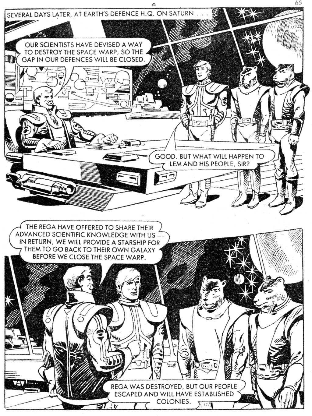 Read online Starblazer comic -  Issue #159 - 65