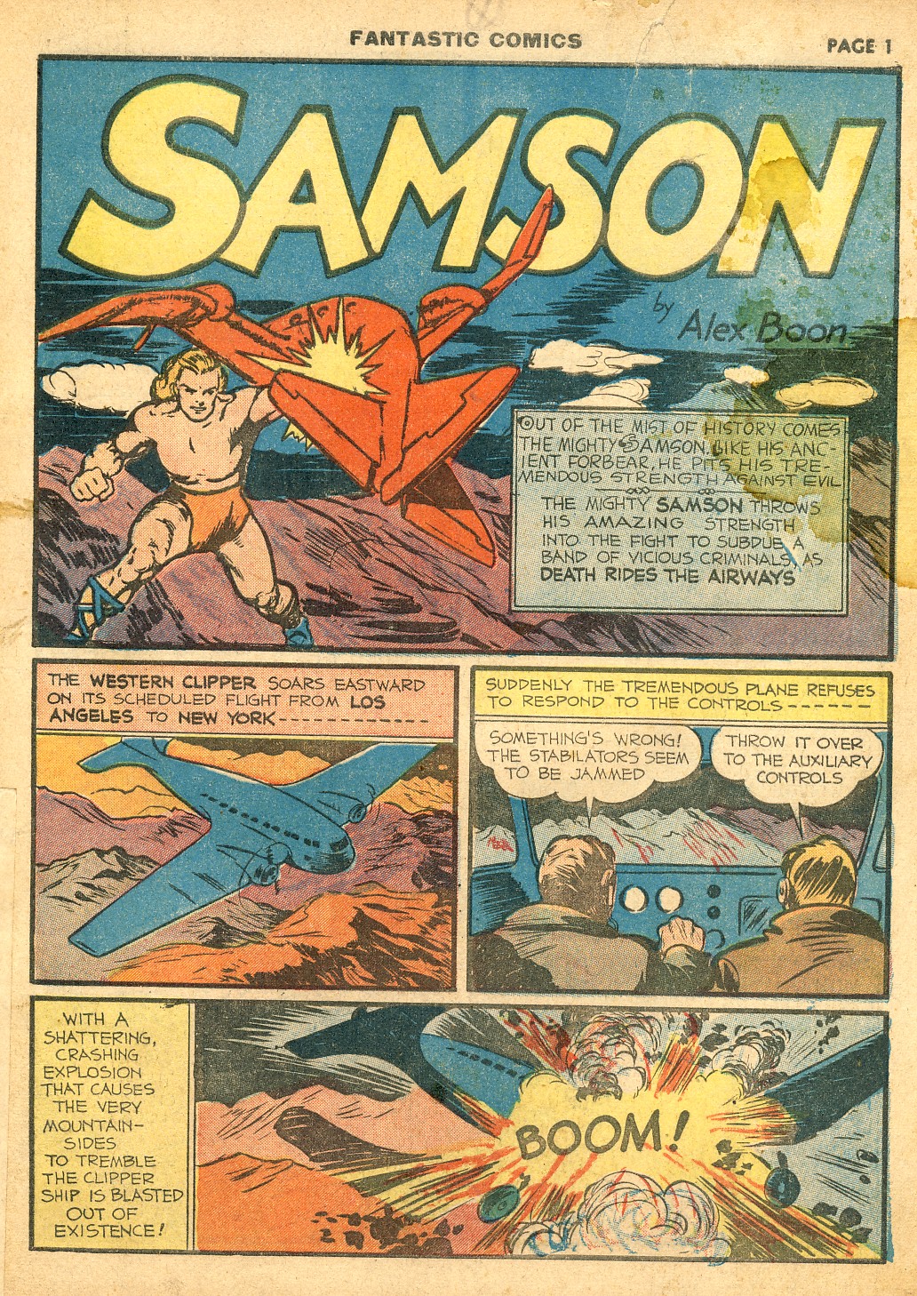 Read online Fantastic Comics comic -  Issue #10 - 2