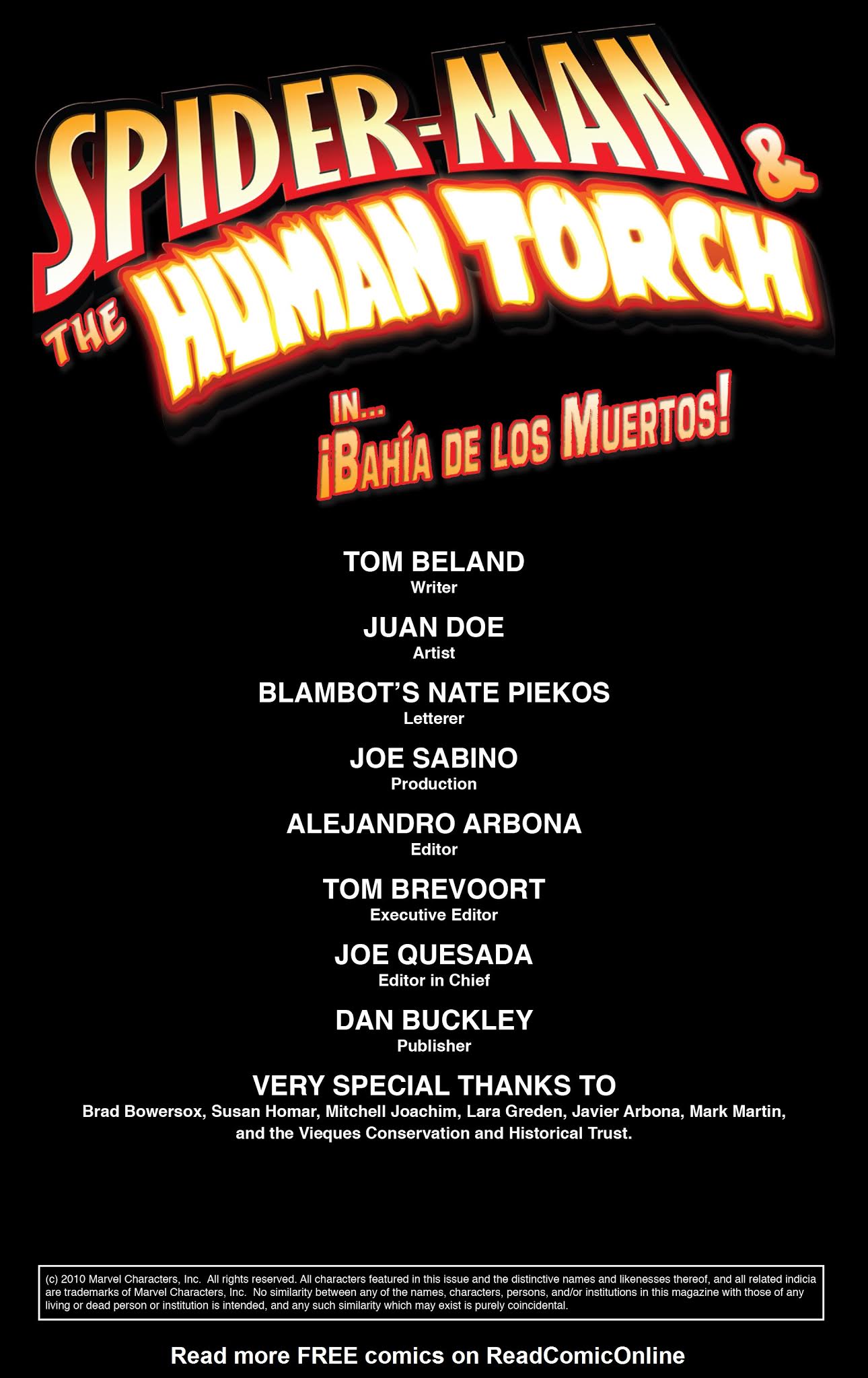 Read online Spider-Man & The Human Torch In...Bahia de los Muertos! comic -  Issue # Full - 2