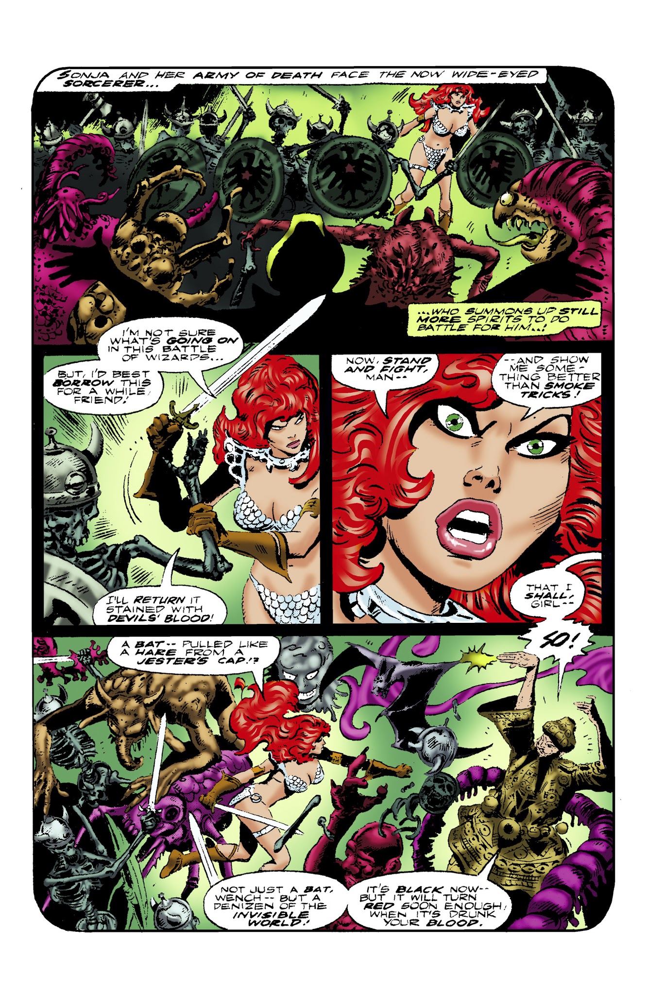 Read online The Adventures of Red Sonja comic -  Issue # TPB 2 - 36