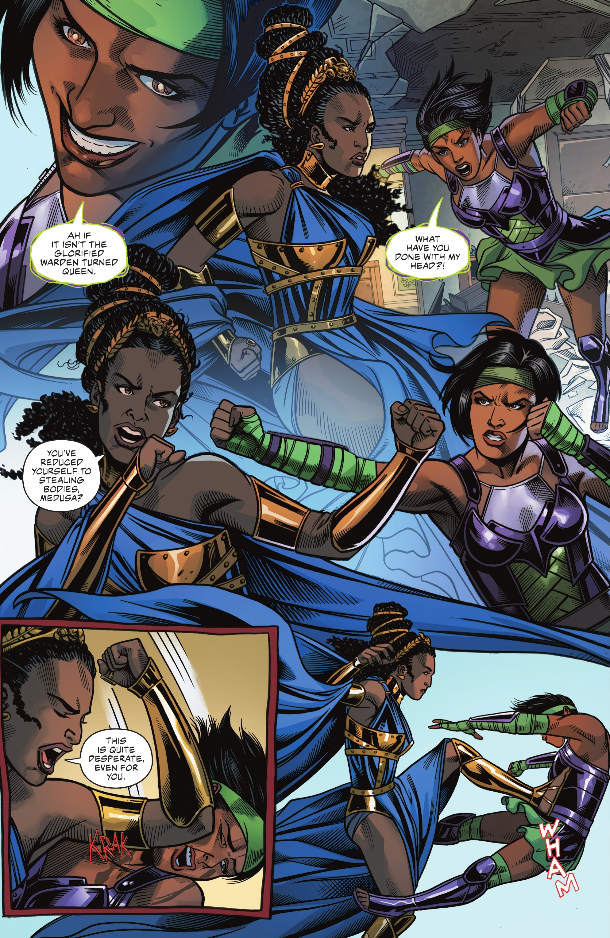 Read online Nubia & the Amazons comic -  Issue #3 - 18