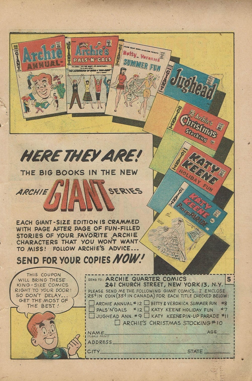 Read online Archie Giant Series Magazine comic -  Issue #8 - 52