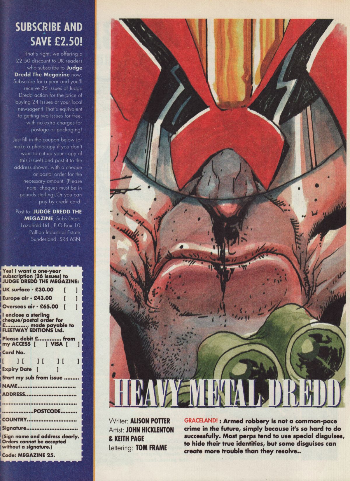 Read online Judge Dredd: The Megazine (vol. 2) comic -  Issue #25 - 36