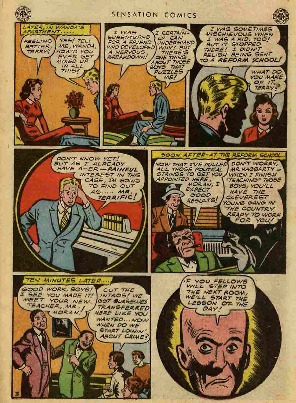 Read online Sensation (Mystery) Comics comic -  Issue #42 - 37