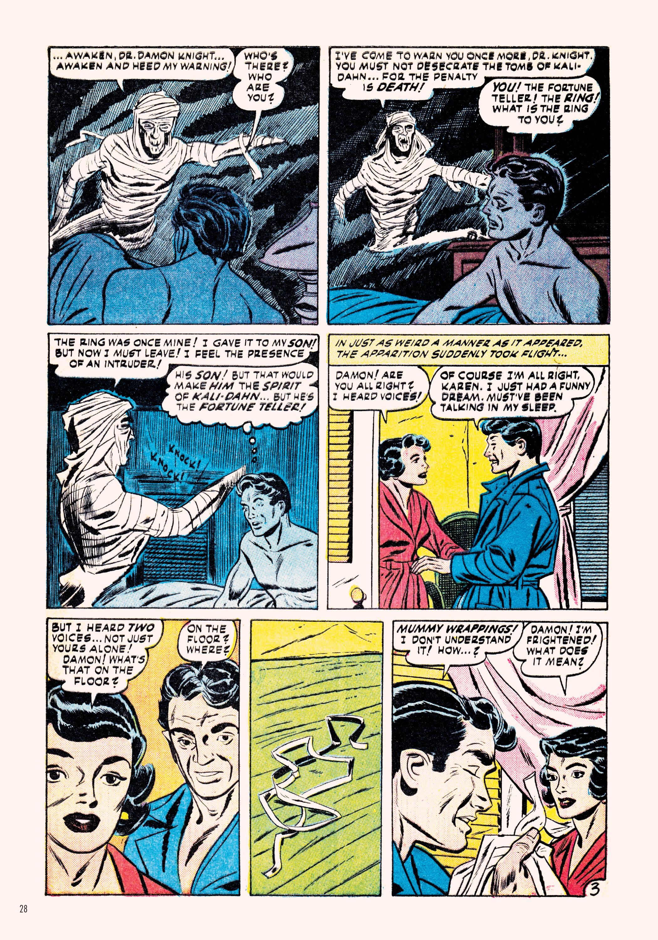 Read online Classic Monsters of Pre-Code Horror Comics: Mummies comic -  Issue # TPB - 28