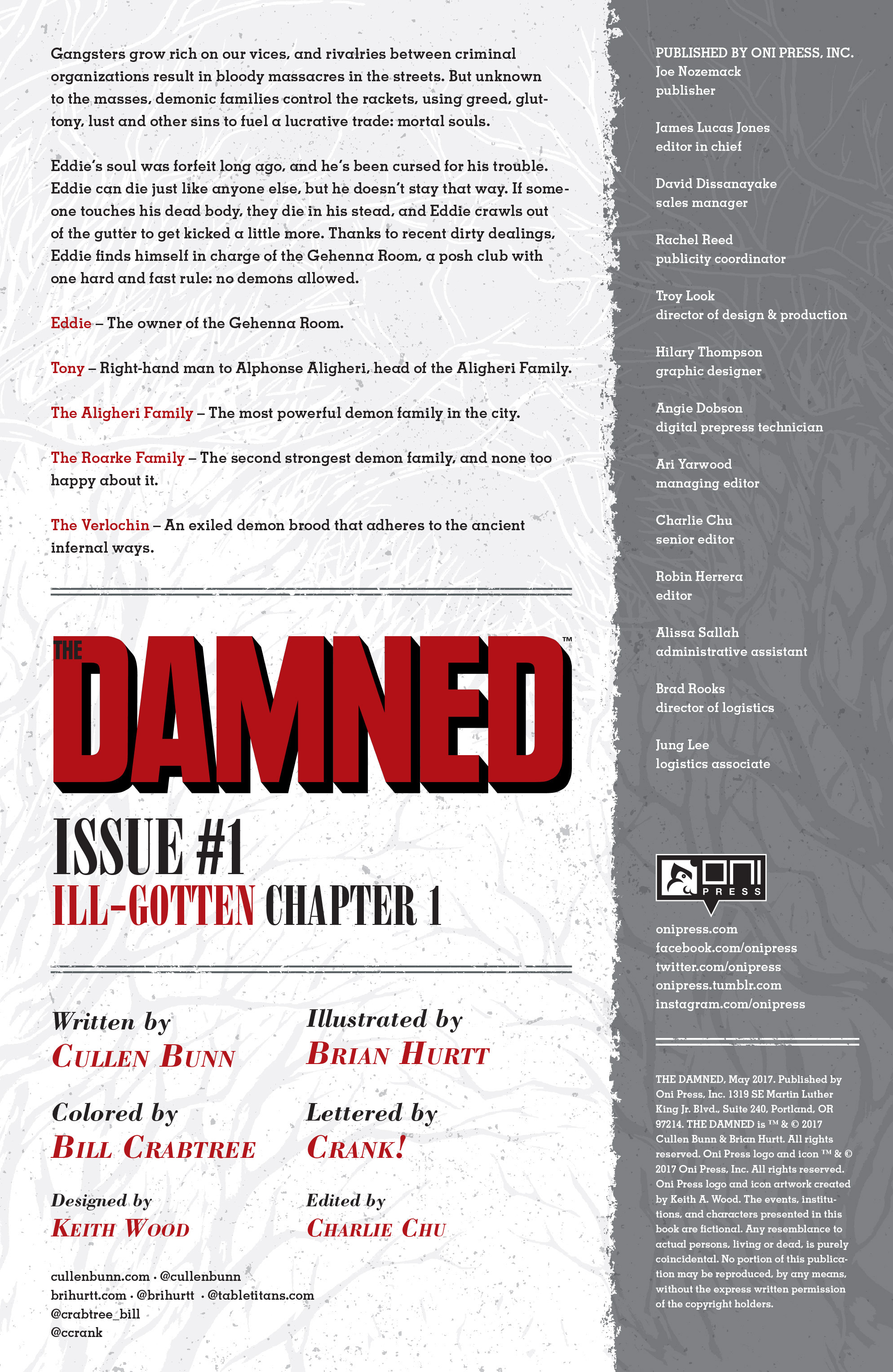 Read online The Damned comic -  Issue #1 - 2