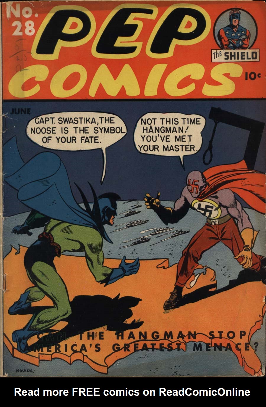 Read online Pep Comics comic -  Issue #28 - 1