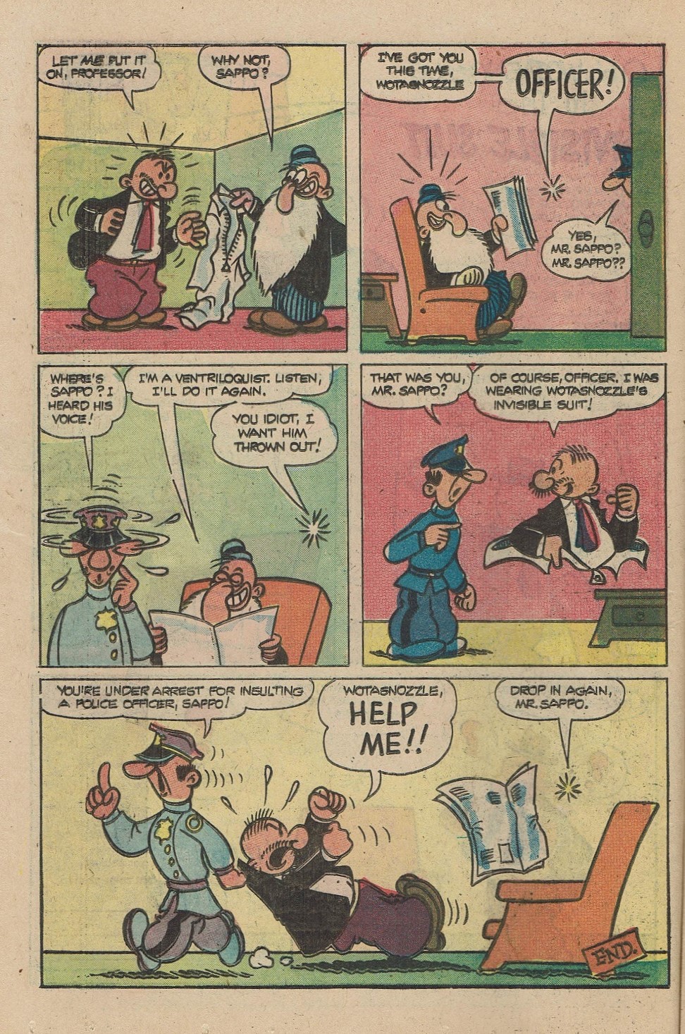 Read online Popeye (1948) comic -  Issue #132 - 16