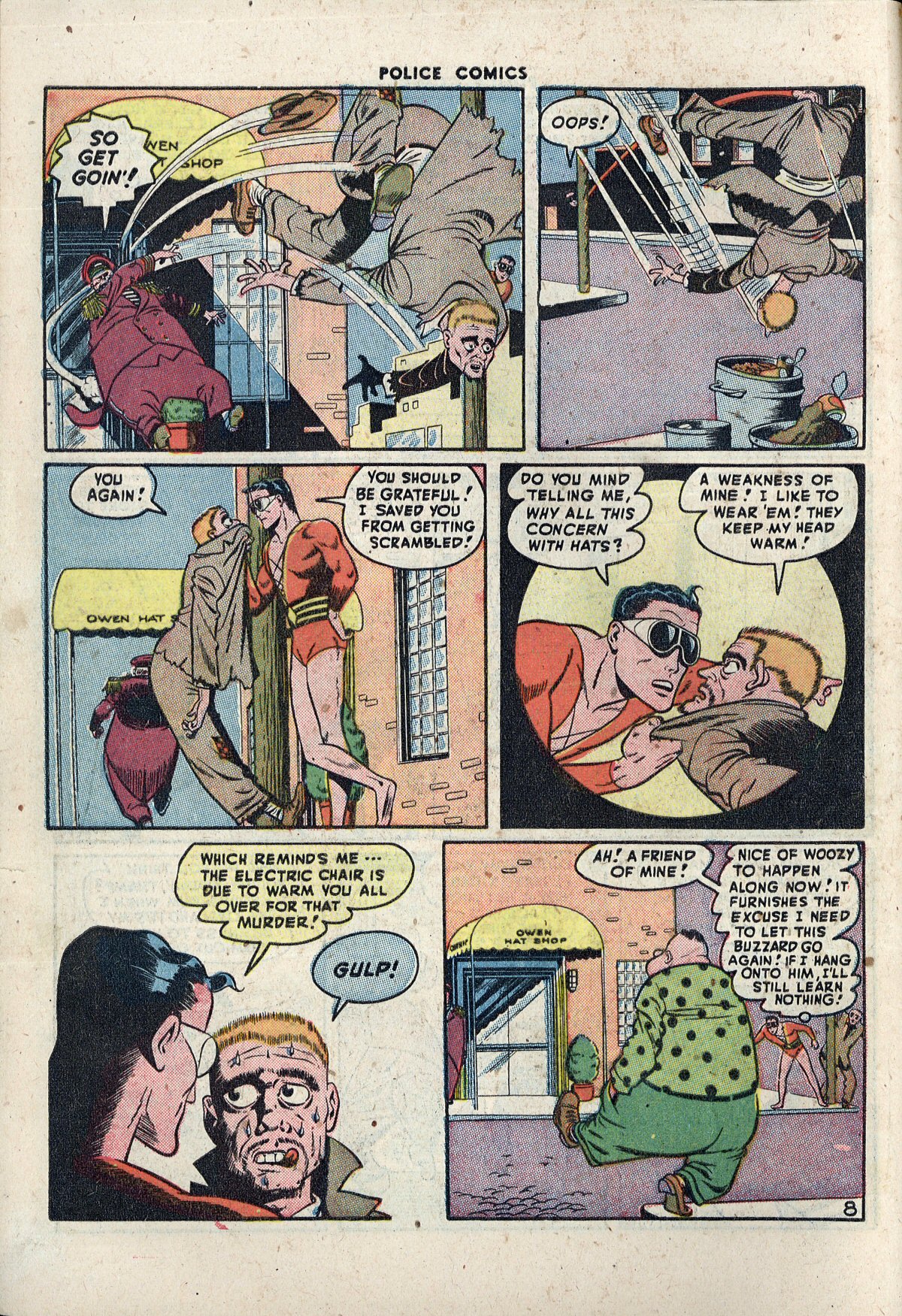 Read online Police Comics comic -  Issue #70 - 10