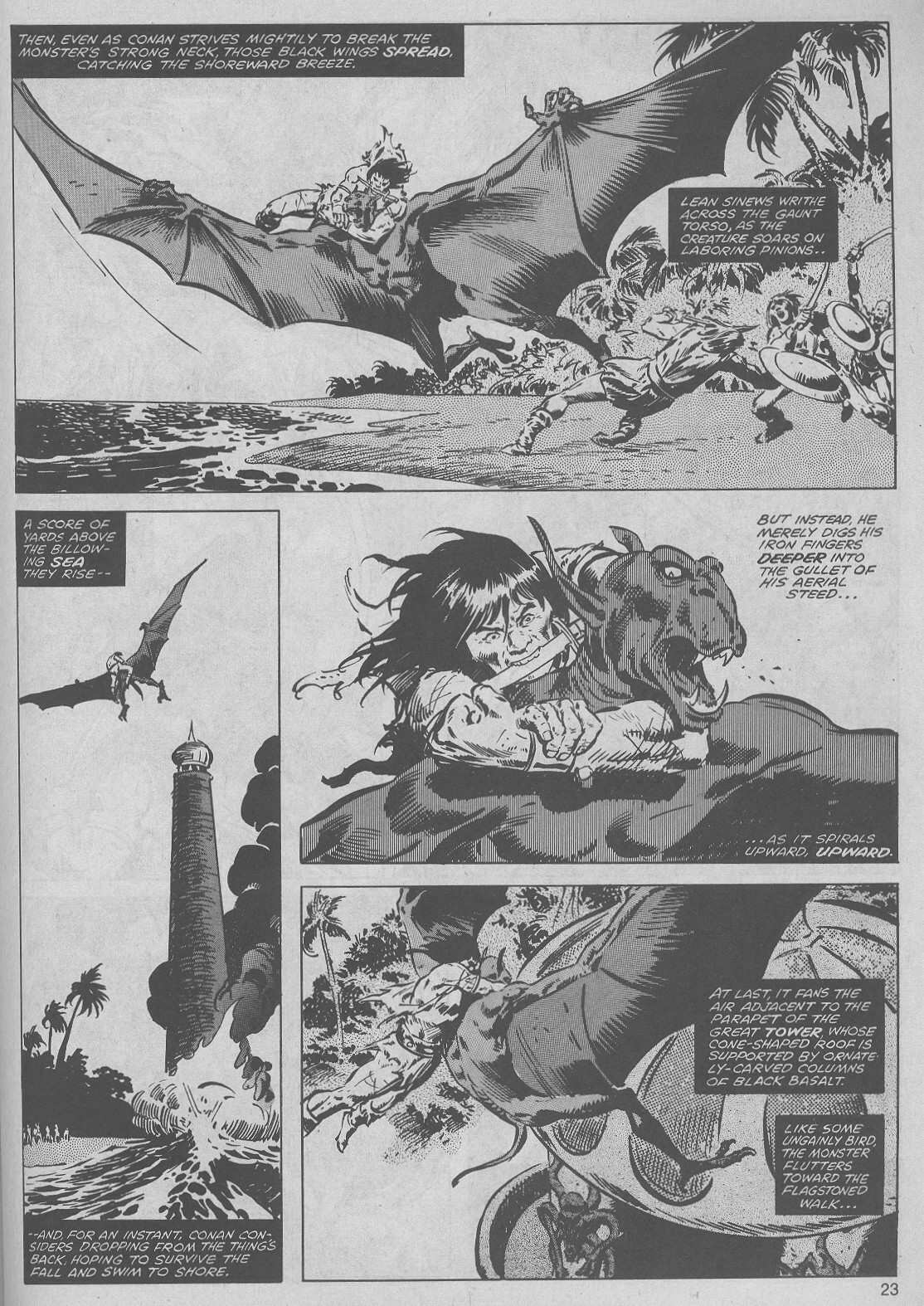 Read online The Savage Sword Of Conan comic -  Issue #45 - 23