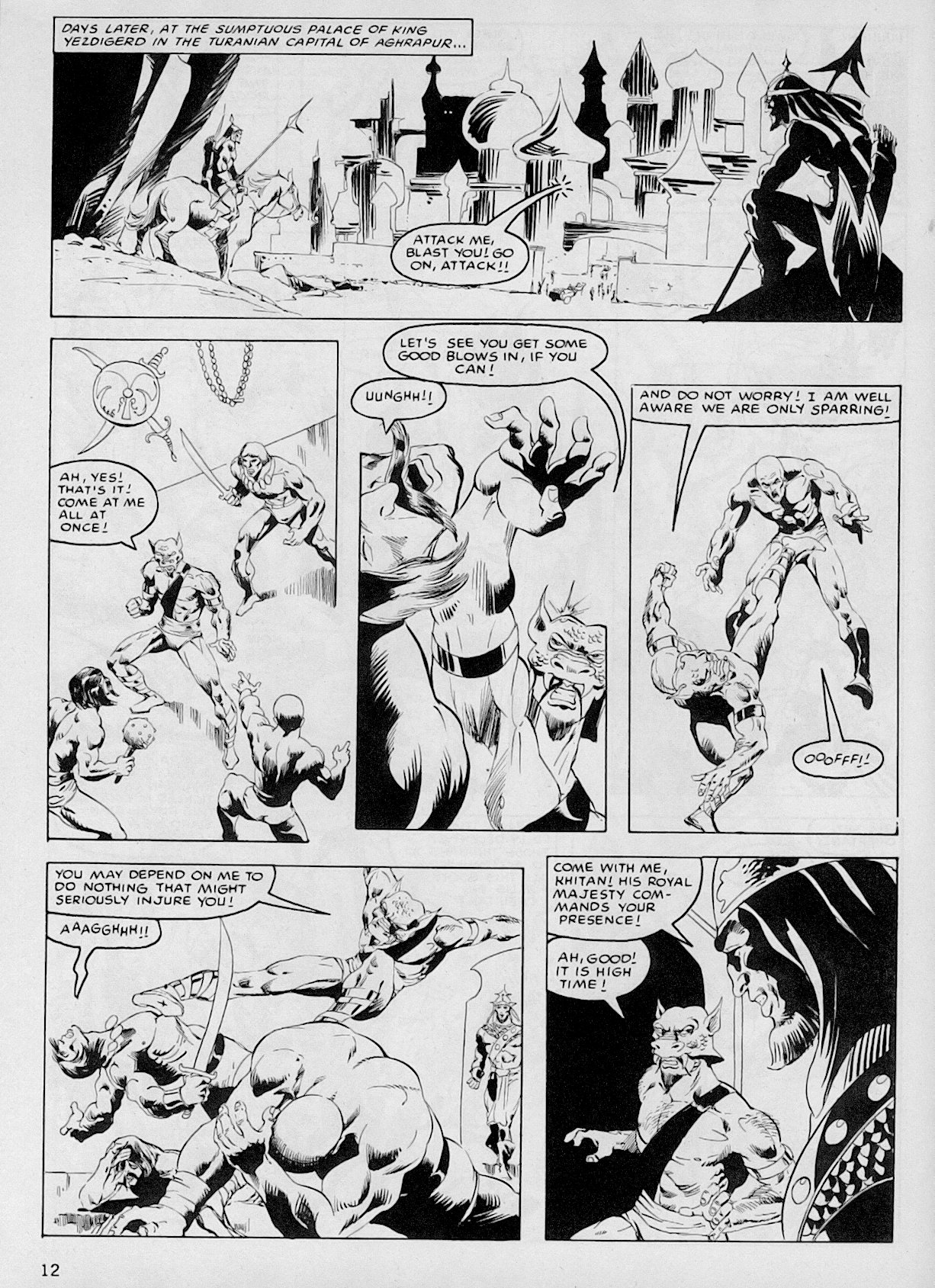 Read online The Savage Sword Of Conan comic -  Issue #103 - 11
