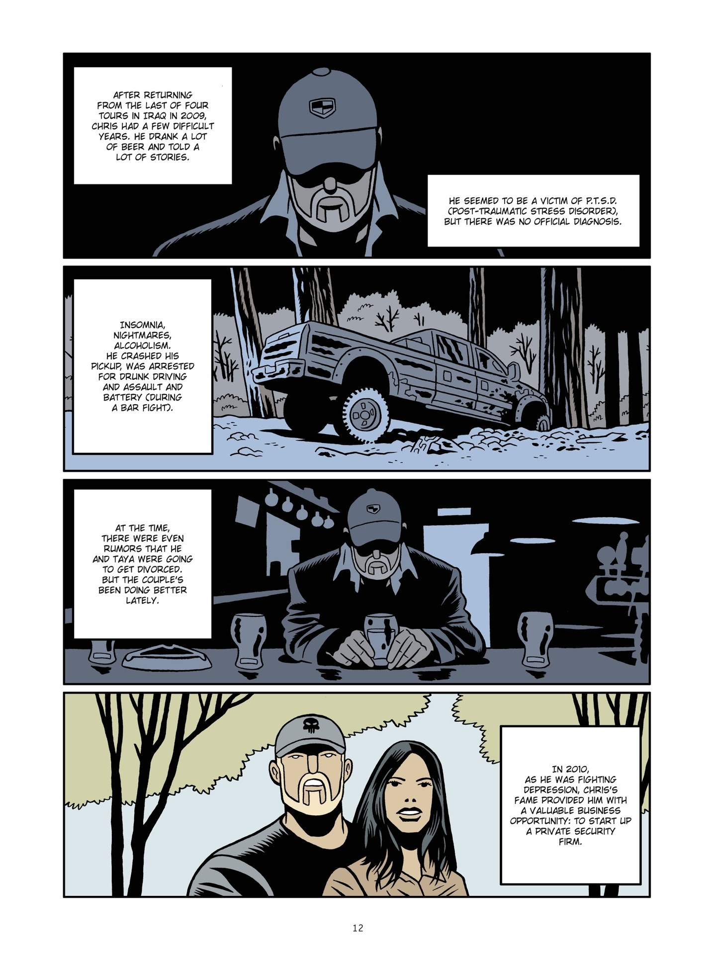 Read online The Man Who Shot Chris Kyle: An American Legend comic -  Issue # TPB 1 - 12