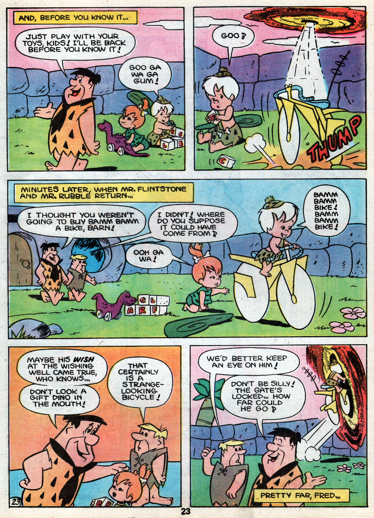 Read online Flintstones Visits Laff-A-Lympics comic -  Issue # Full - 25