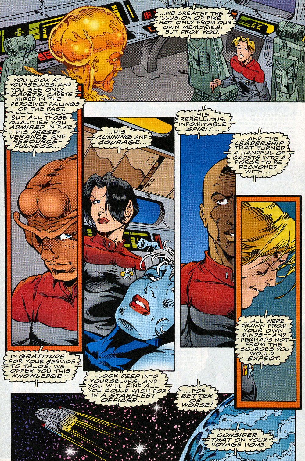 Read online Star Trek: Starfleet Academy (1996) comic -  Issue #10 - 22