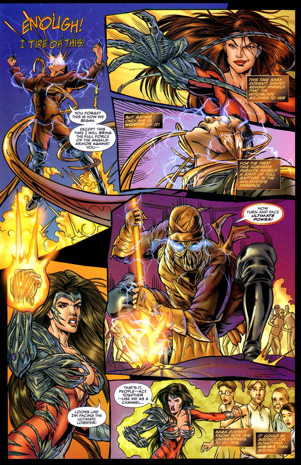 Read online Tomoe/Witchblade: Fire Sermon comic -  Issue # Full - 41