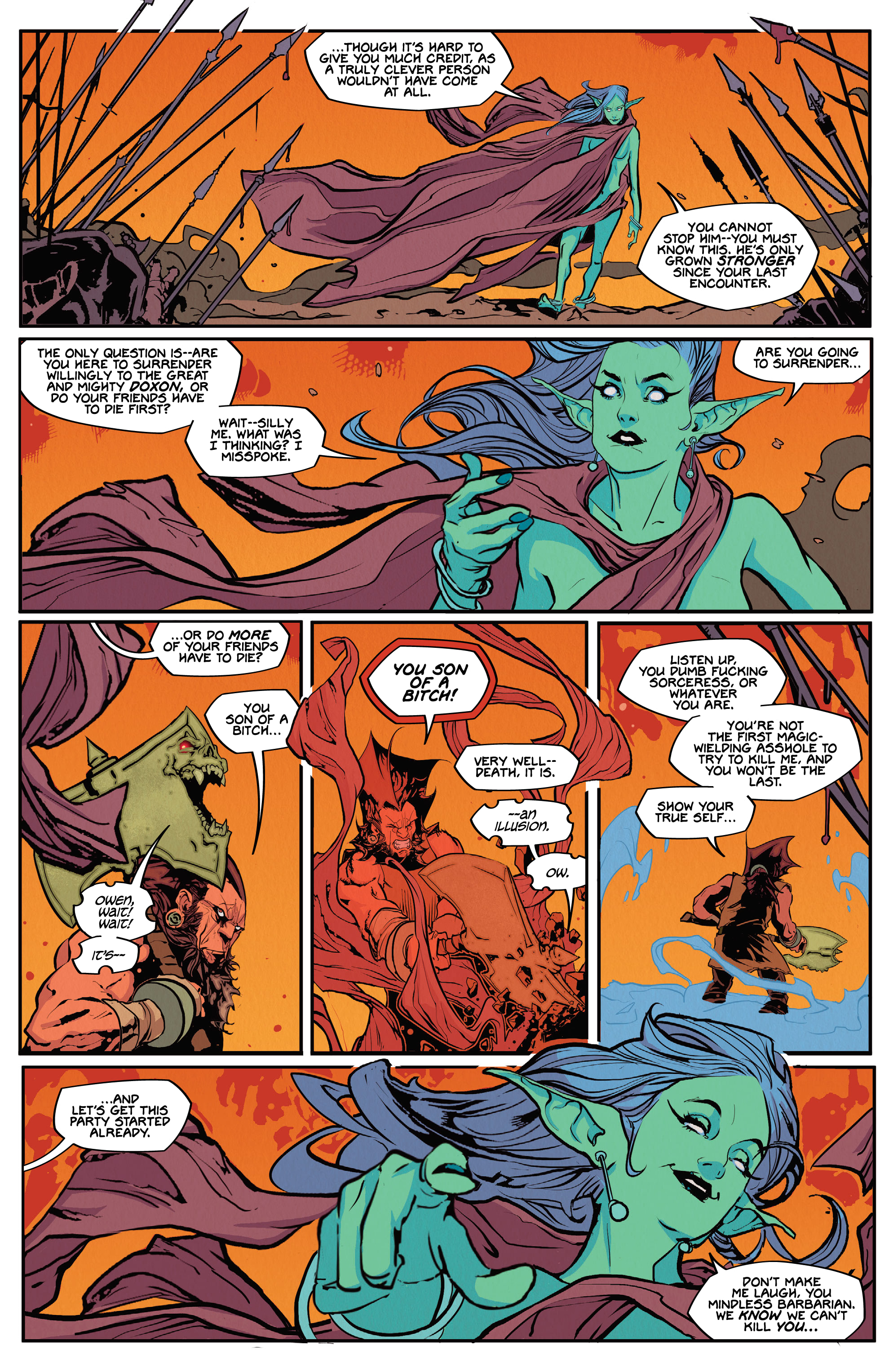 Read online Barbaric: Axe to Grind comic -  Issue #2 - 32