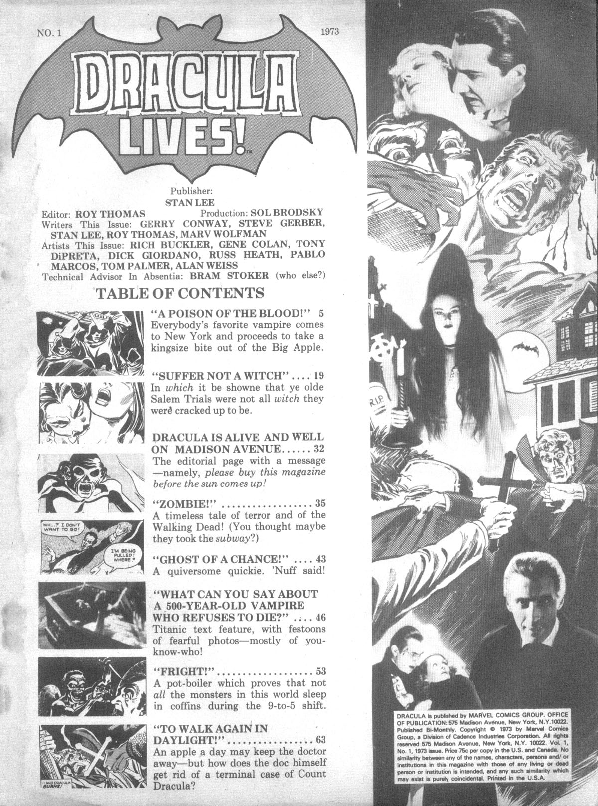 Read online Dracula Lives comic -  Issue # _Annual 1 - 4