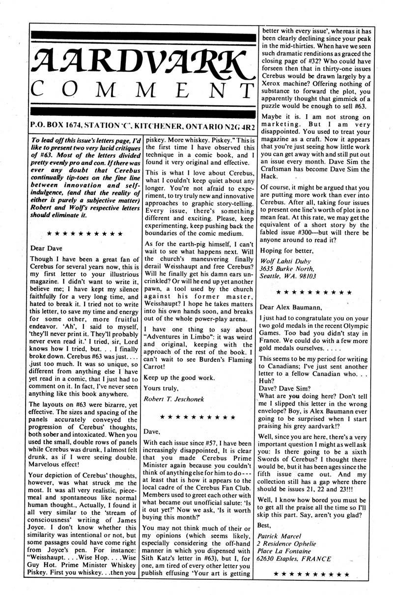 Cerebus Issue #66 #66 - English 29