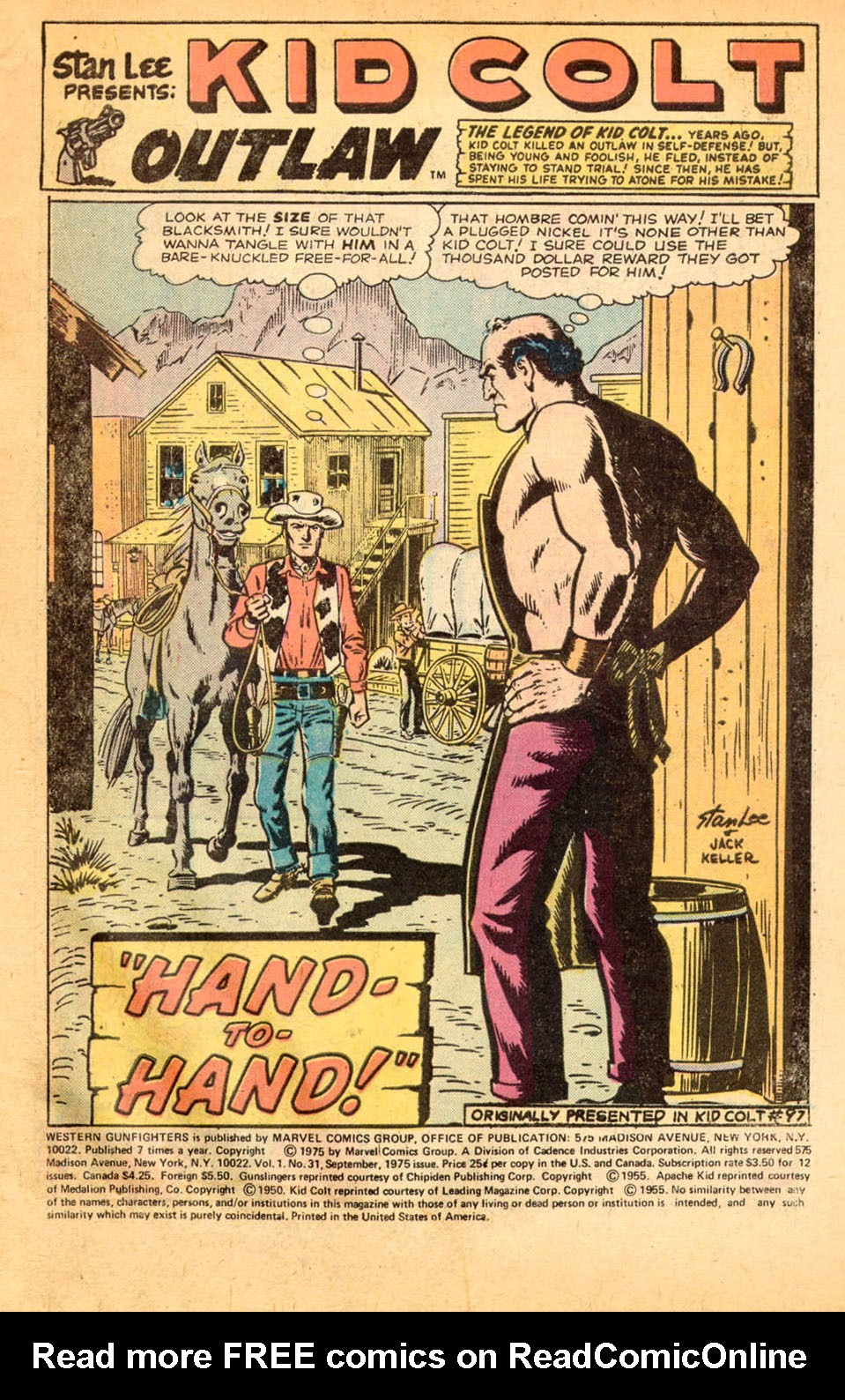 Read online Western Gunfighters comic -  Issue #31 - 2