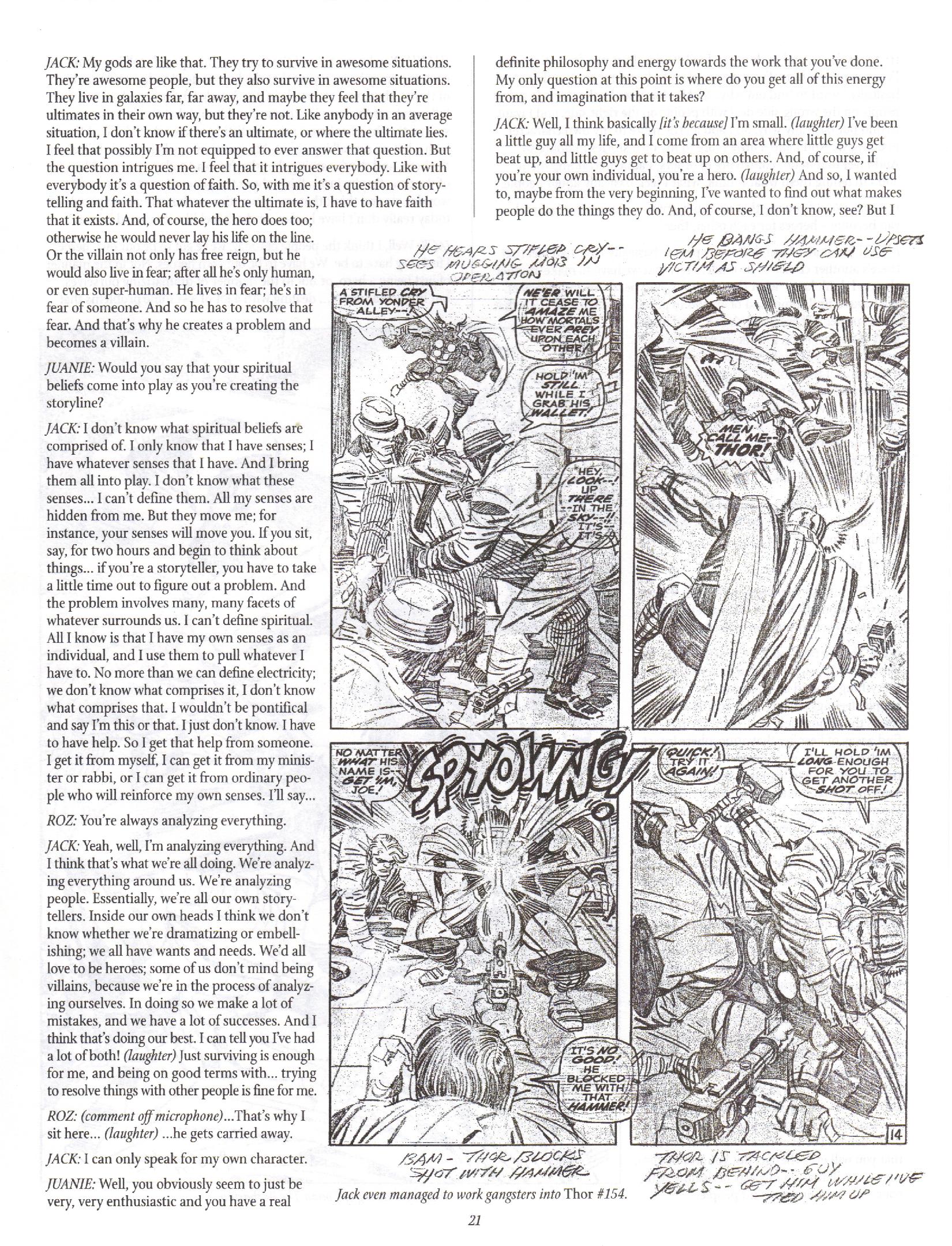 Read online The Jack Kirby Collector comic -  Issue #16 - 21