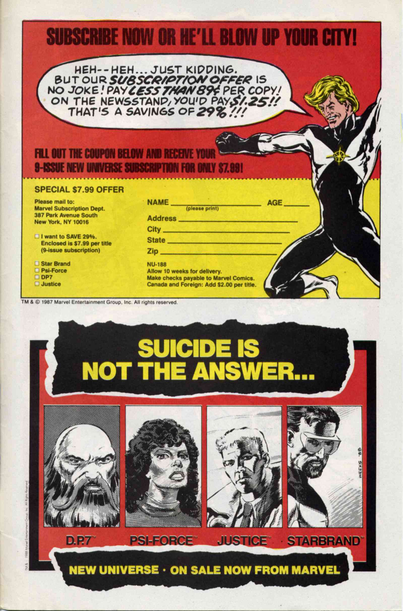 Read online Psi-Force comic -  Issue #24 - 33