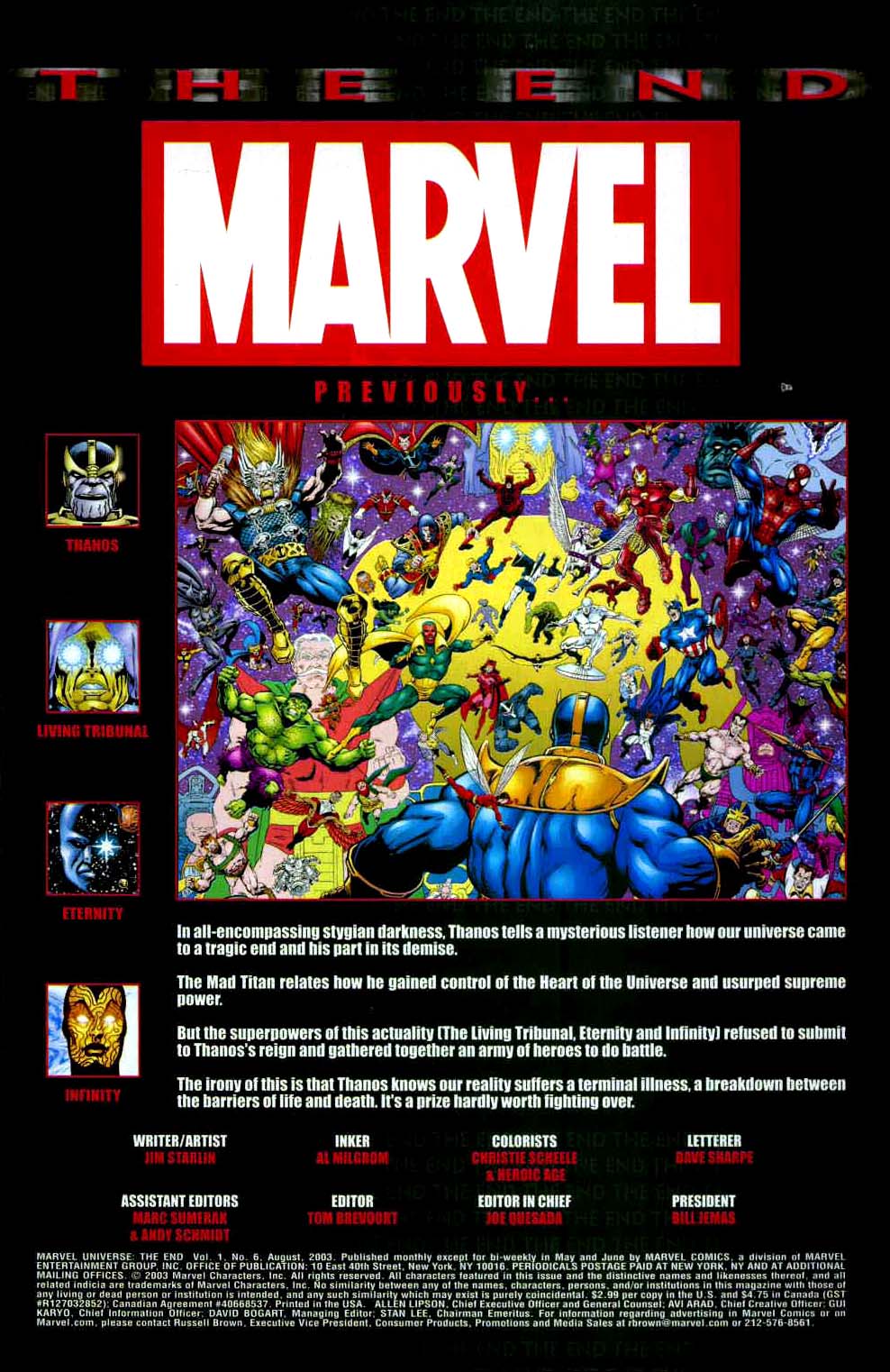 Read online Marvel Universe: The End comic -  Issue #6 - 2