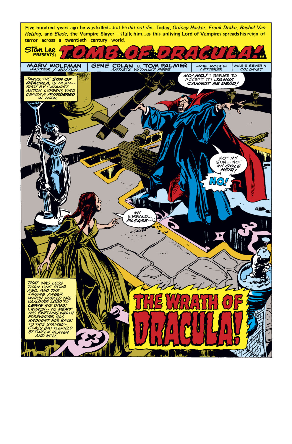 Read online Tomb of Dracula (1972) comic -  Issue #60 - 2